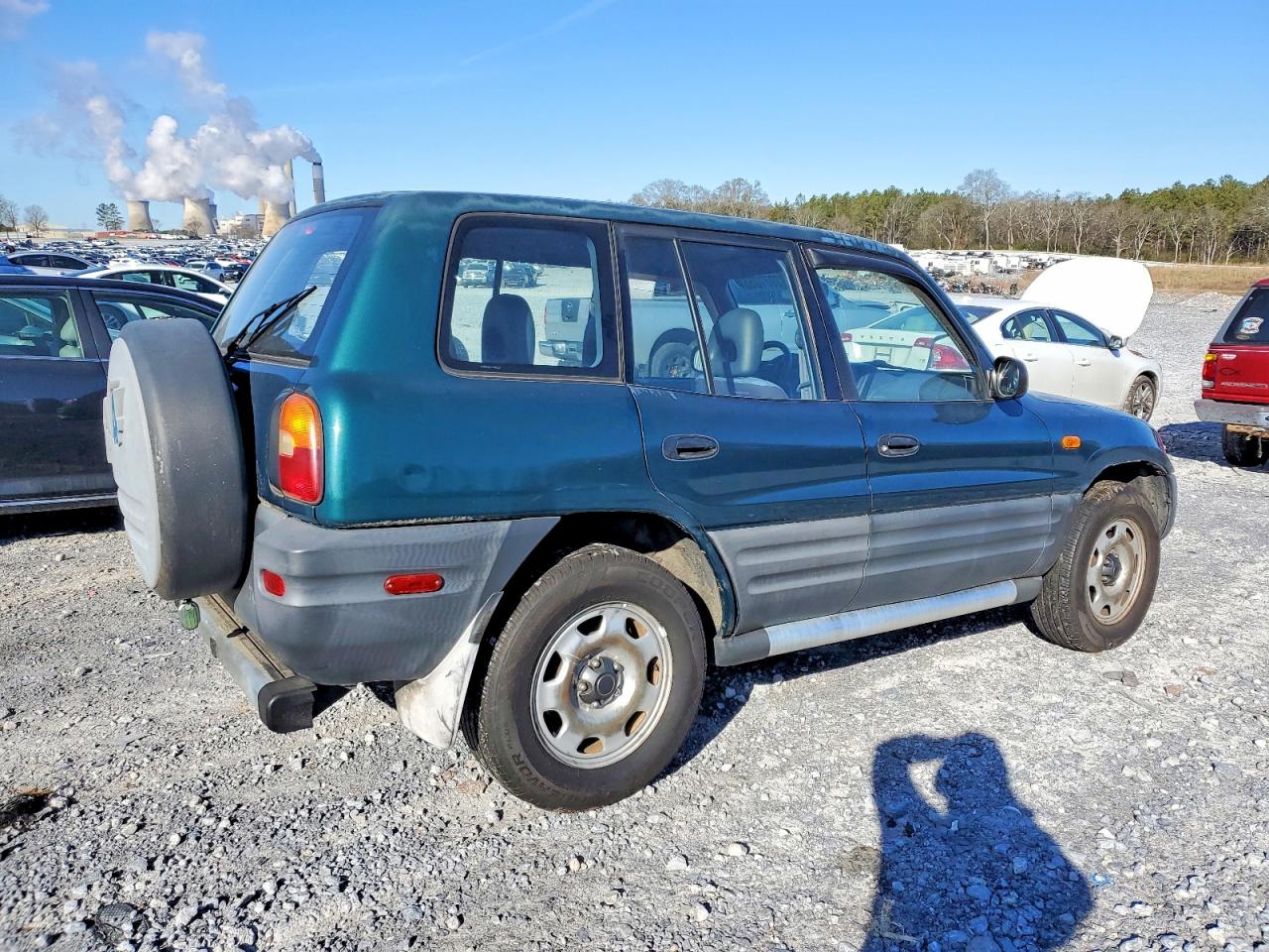1996 Toyota Rav4 Green vin: JT3GP10V7T7002131