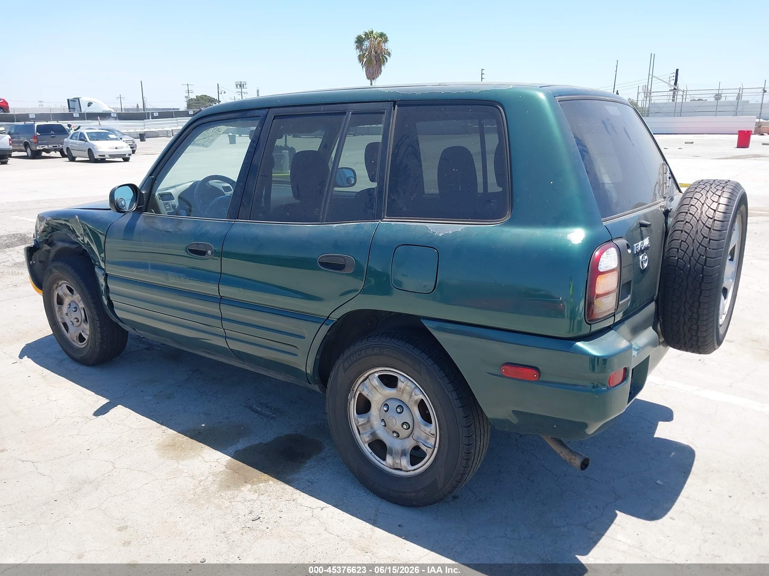 2000 Toyota Rav4   Green vin: JT3GP10V8Y7066296
