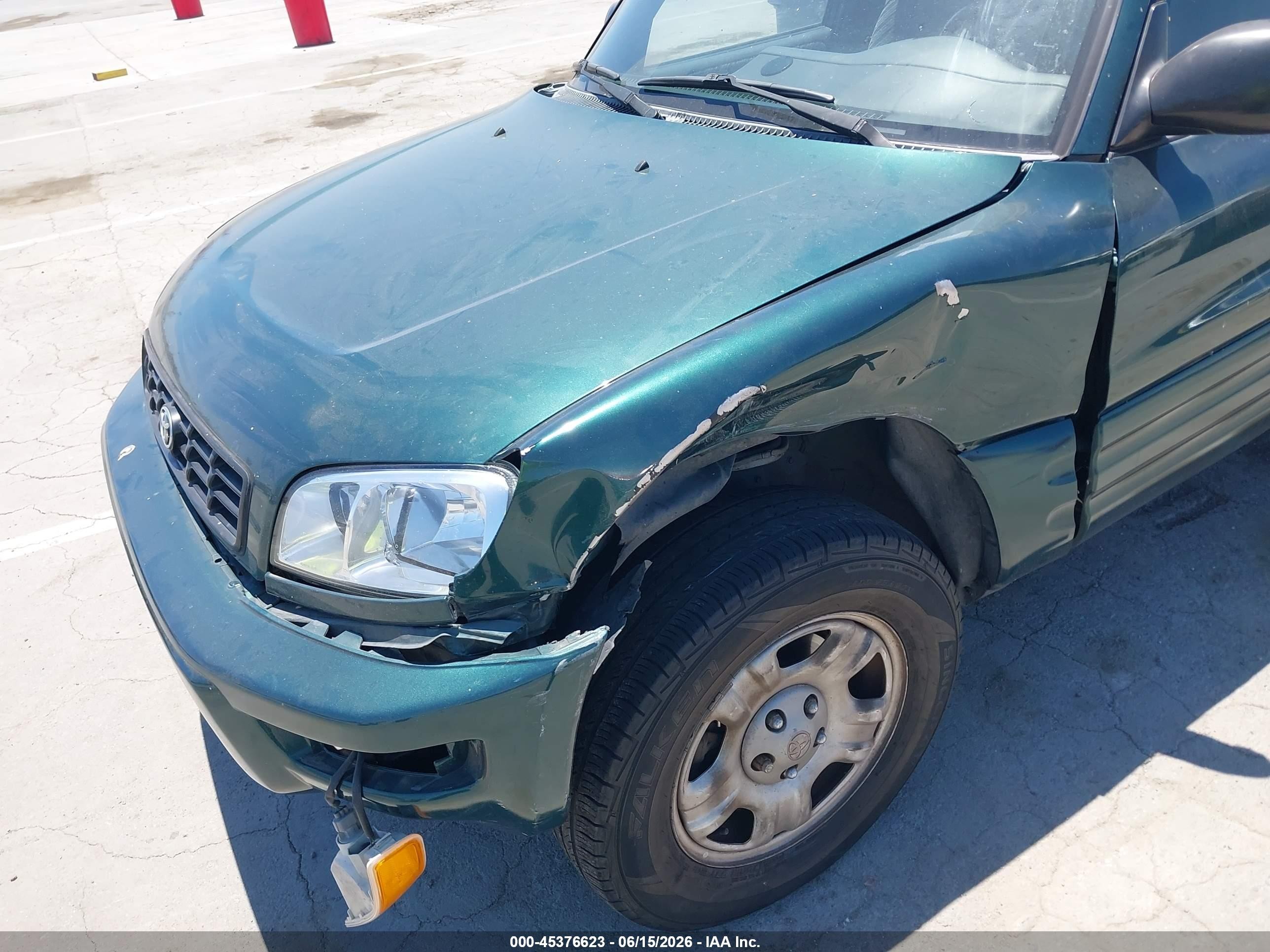 2000 Toyota Rav4   Green vin: JT3GP10V8Y7066296