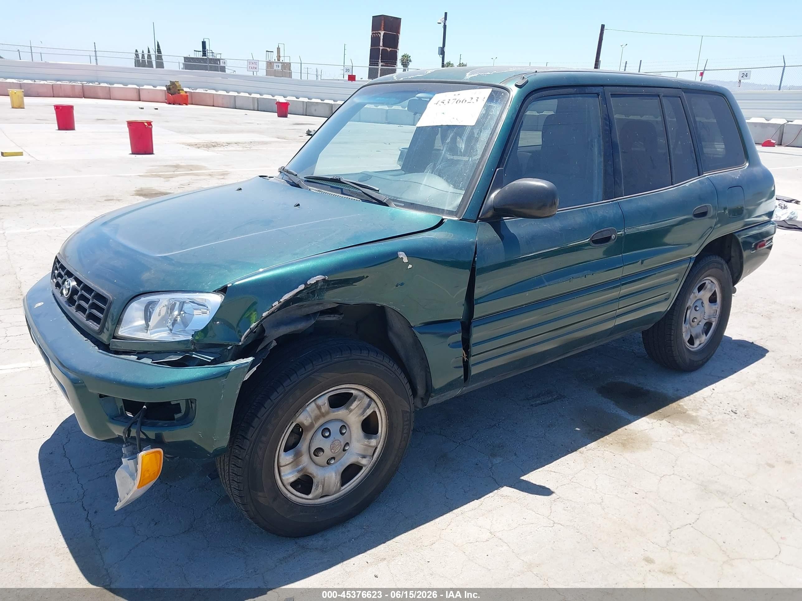 2000 Toyota Rav4   Green vin: JT3GP10V8Y7066296