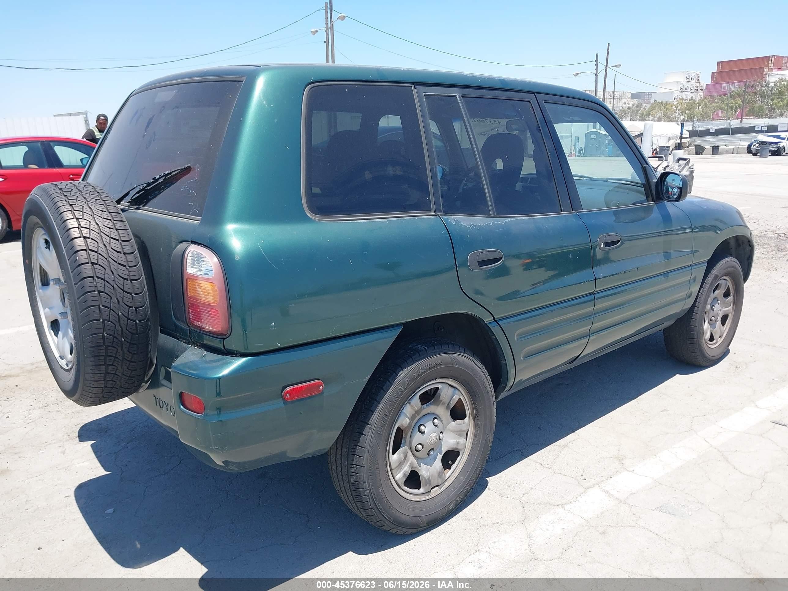 2000 Toyota Rav4   Green vin: JT3GP10V8Y7066296