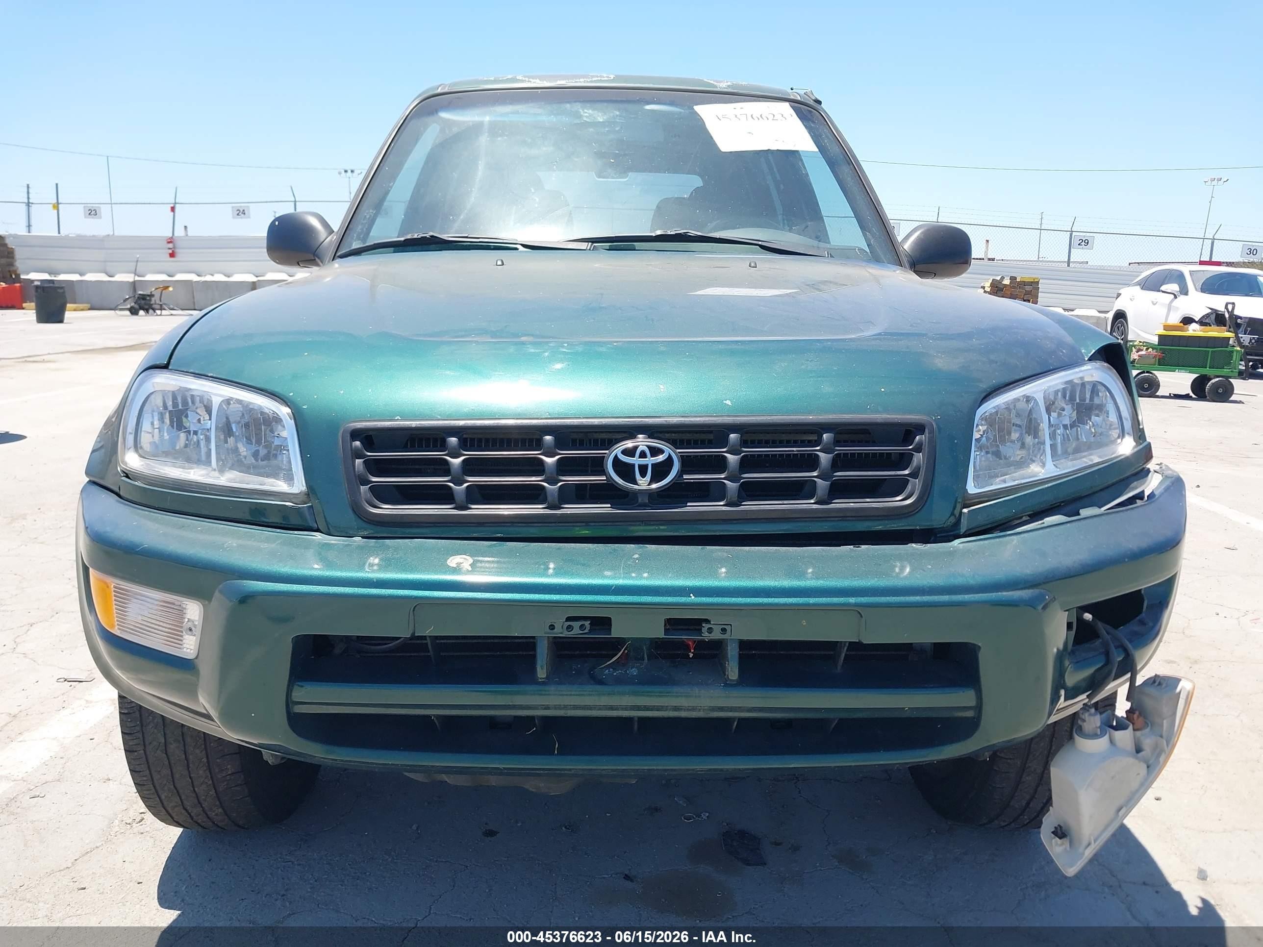2000 Toyota Rav4   Green vin: JT3GP10V8Y7066296