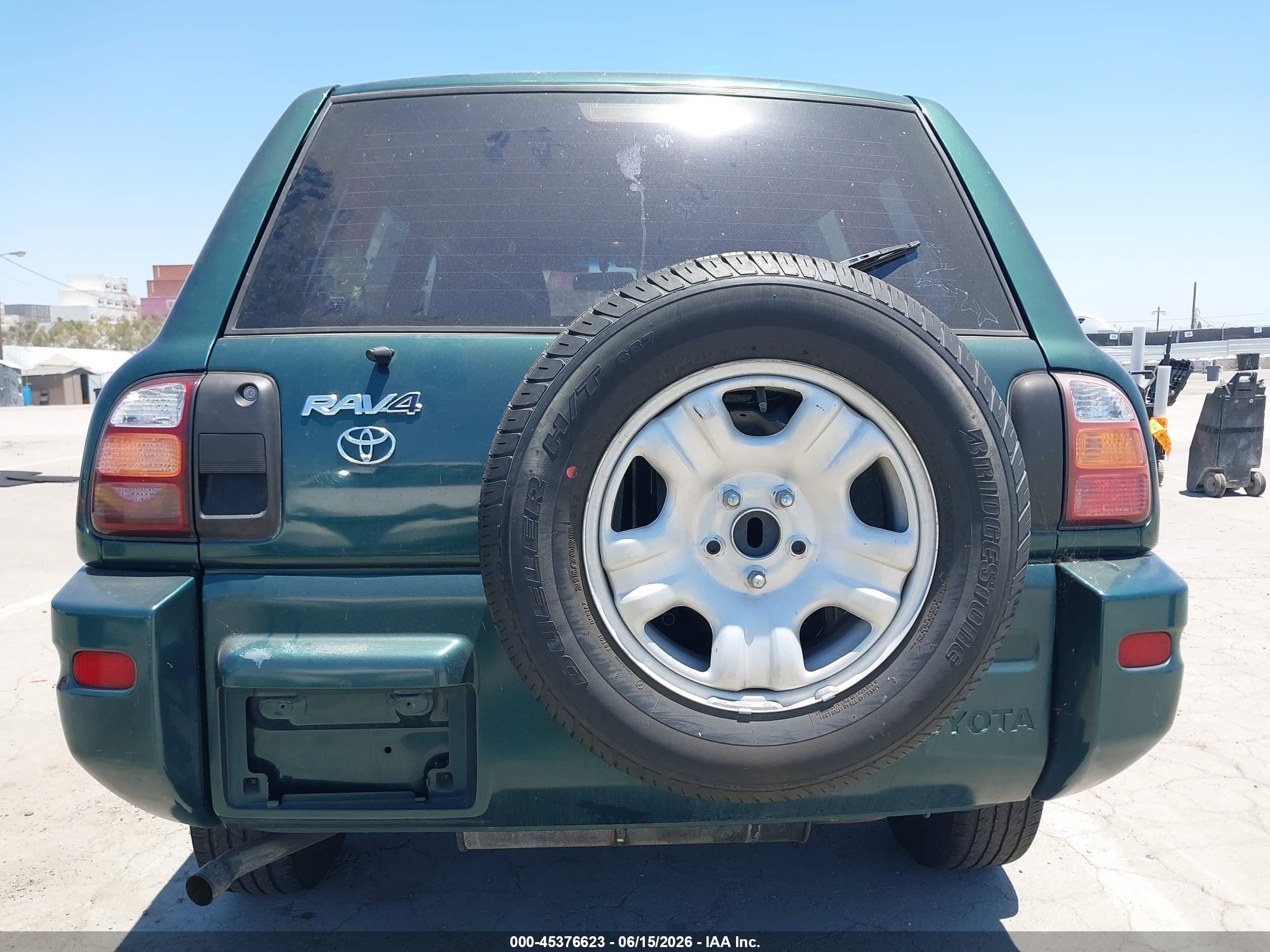 2000 Toyota Rav4   Green vin: JT3GP10V8Y7066296