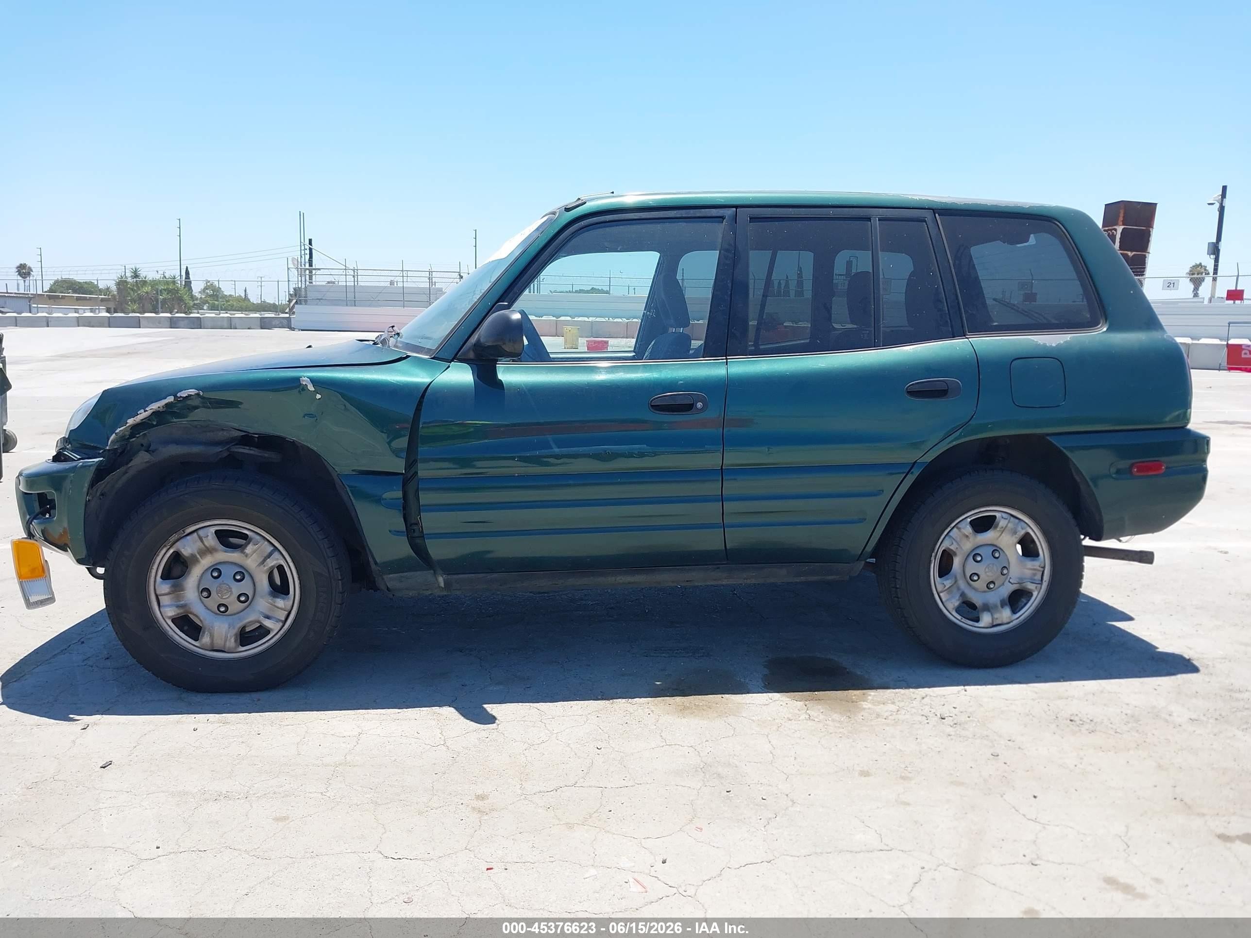 2000 Toyota Rav4   Green vin: JT3GP10V8Y7066296