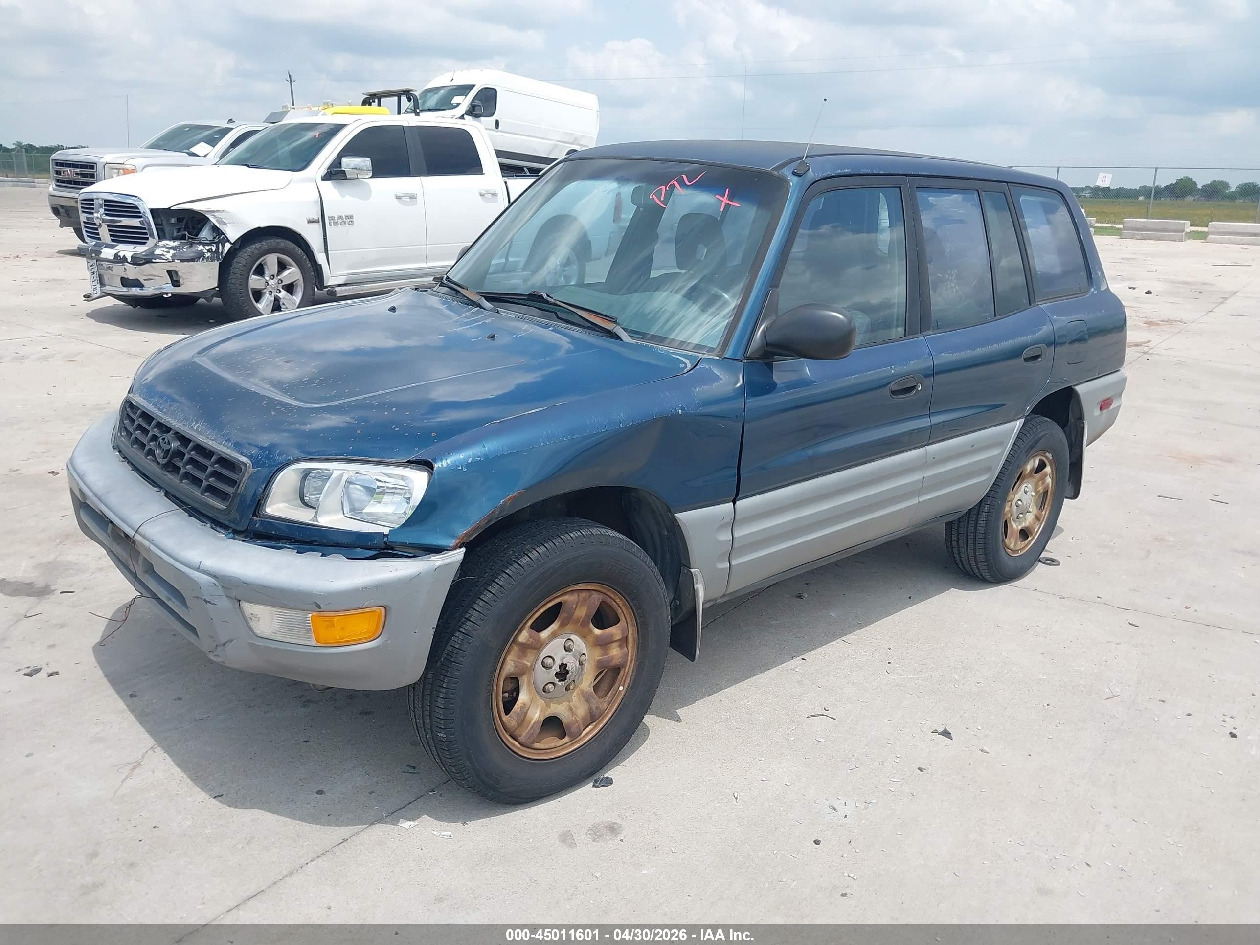2000 Toyota Rav4   Teal vin: JT3GP10V8Y7076617