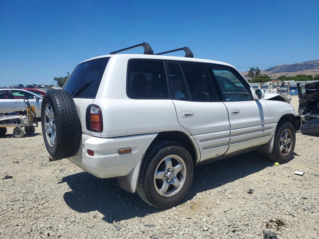 1999 Toyota Rav4 Base White vin: JT3GP10V9X7064474