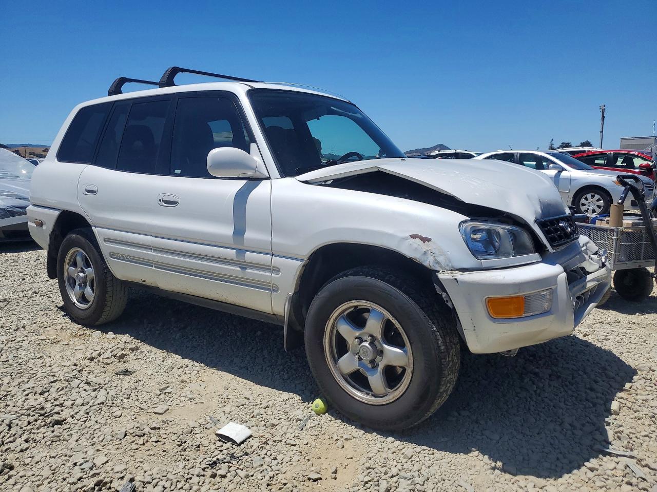 1999 Toyota Rav4 Base White vin: JT3GP10V9X7064474