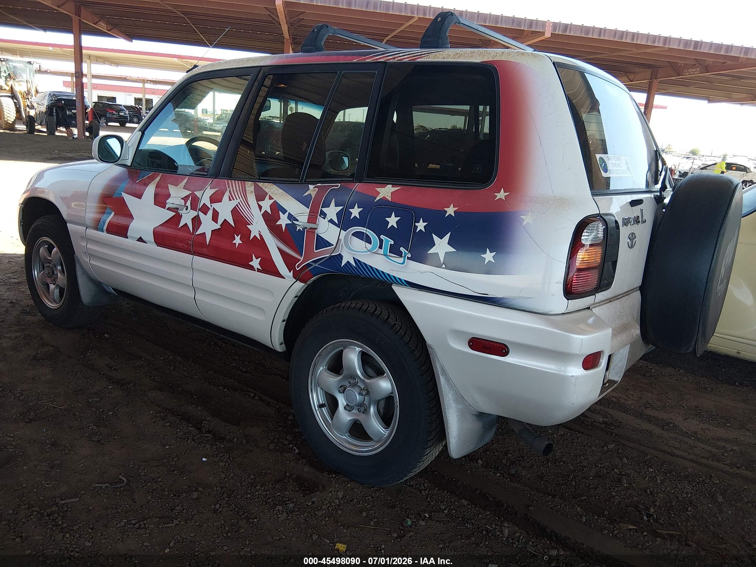 2000 Toyota Rav4   White vin: JT3GP10V9Y7067683