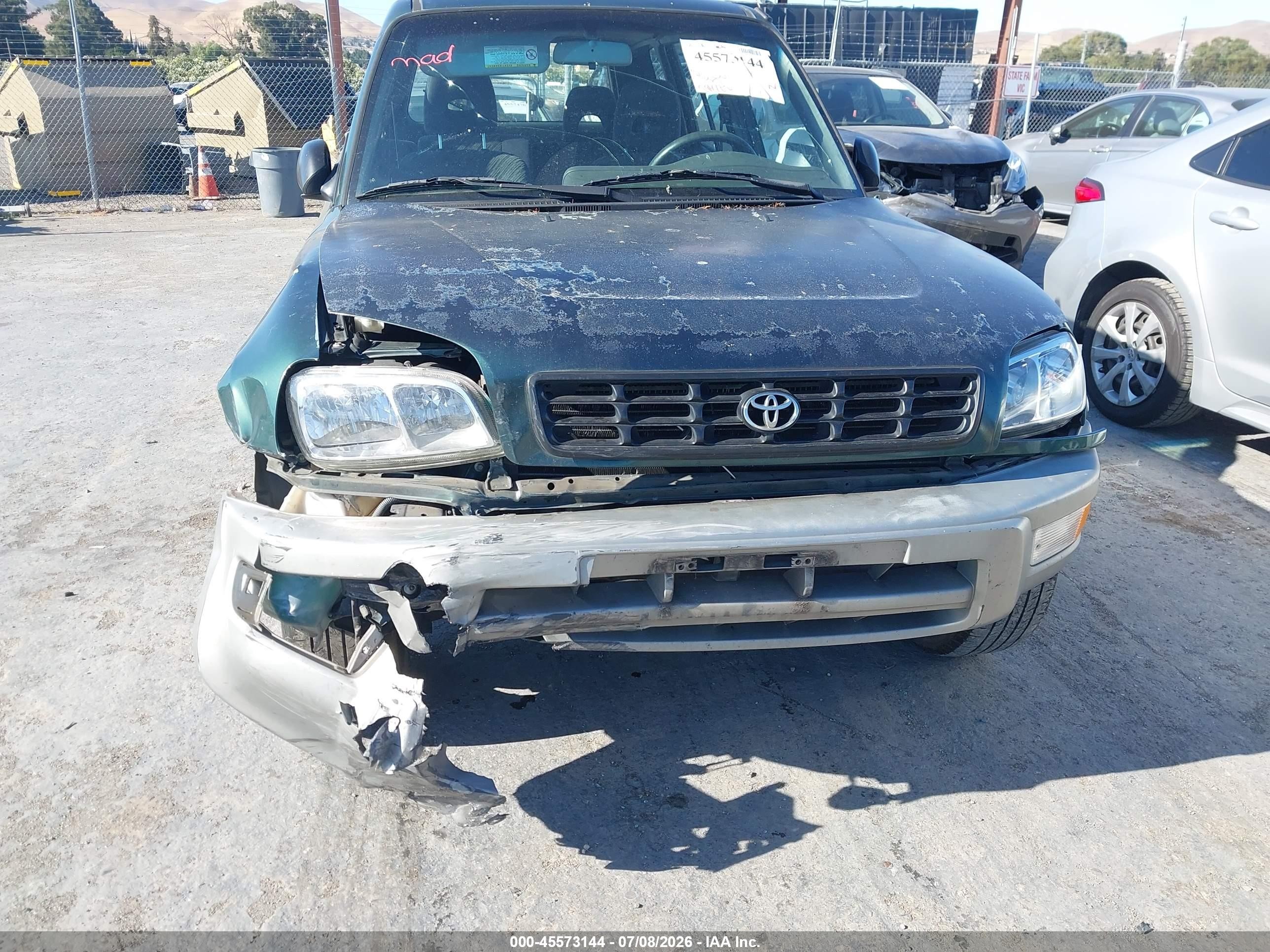 2000 Toyota Rav4   Green vin: JT3GP10V9Y7068848