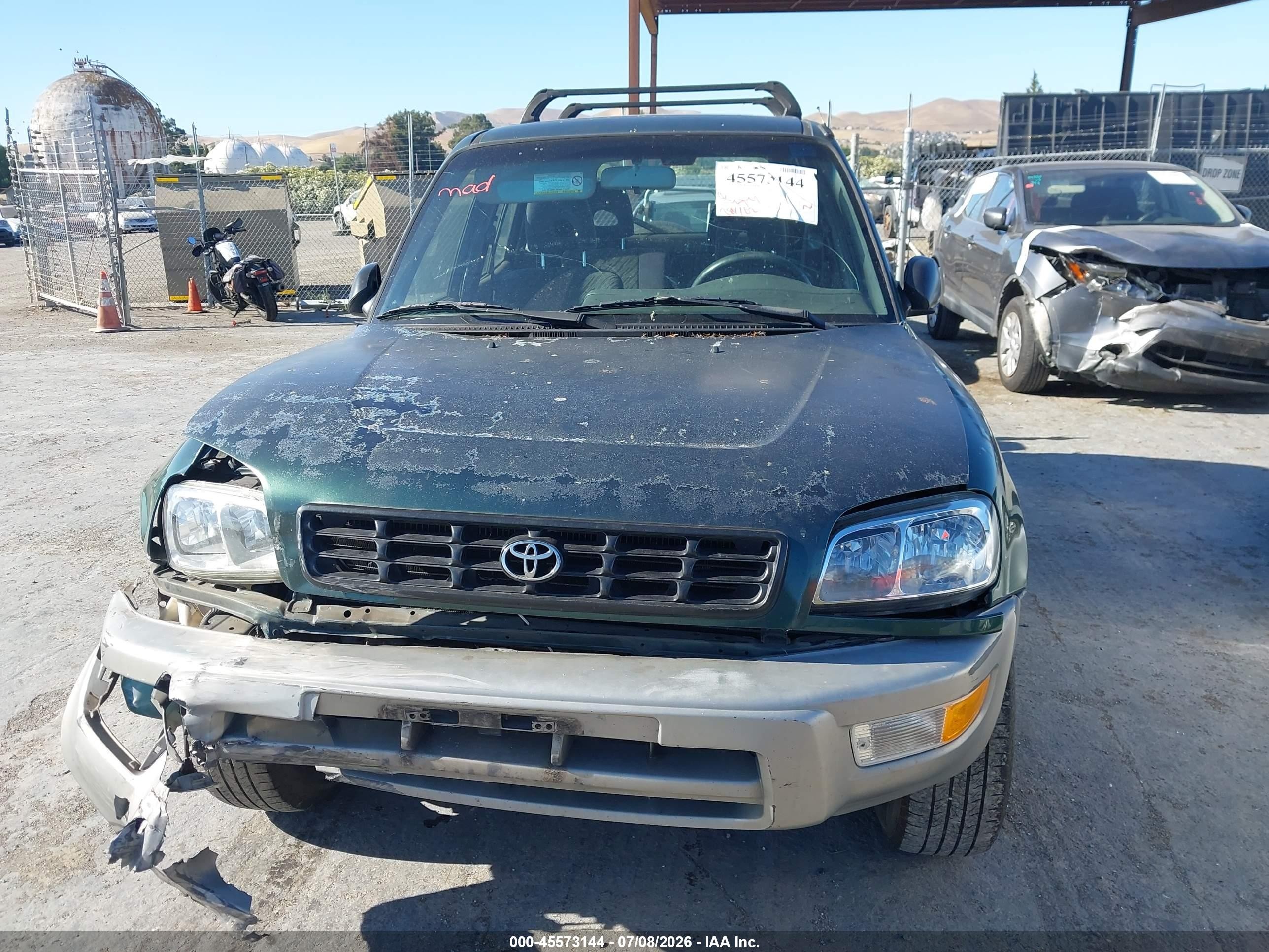 2000 Toyota Rav4   Green vin: JT3GP10V9Y7068848