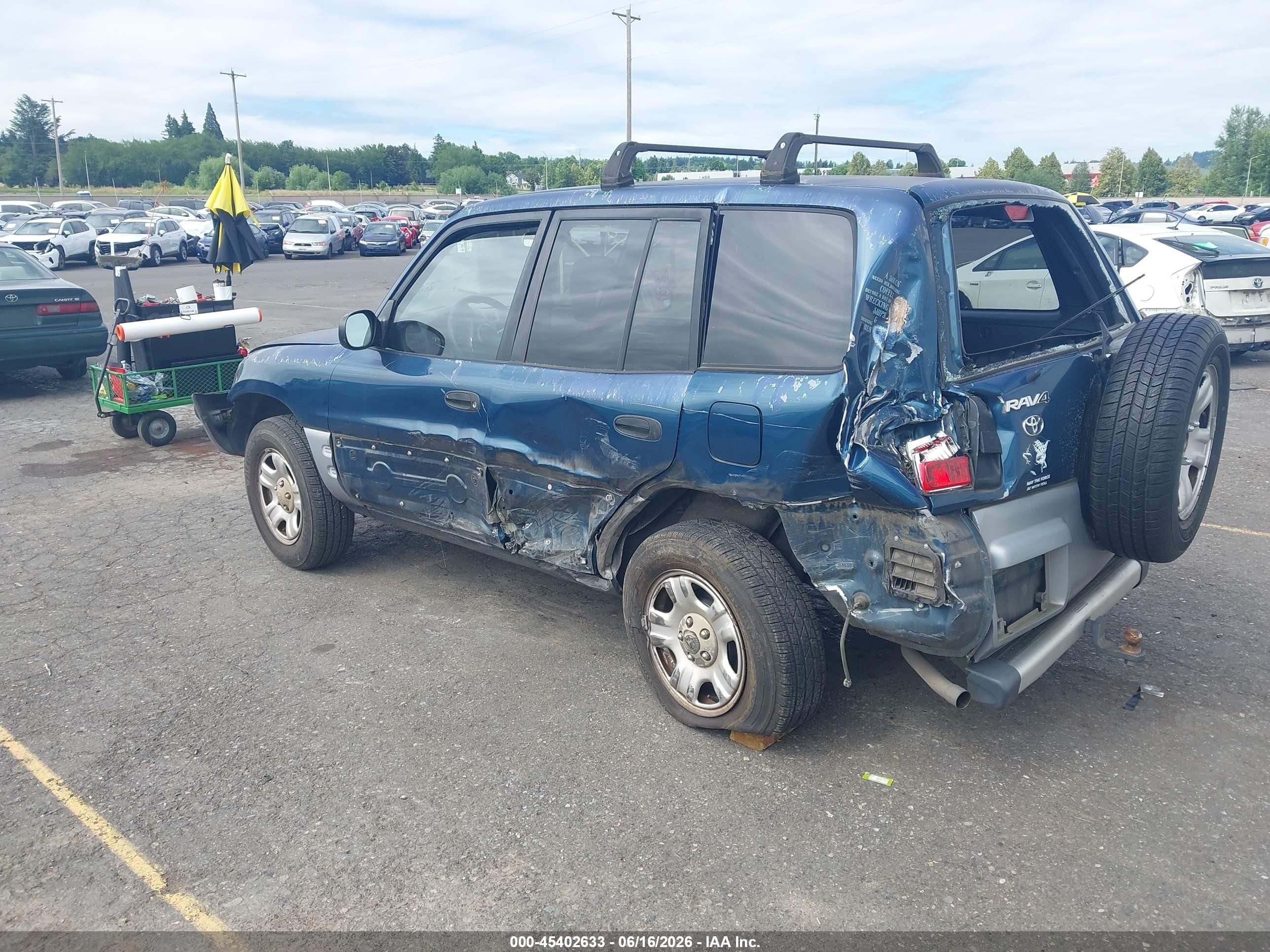 2000 Toyota Rav4   Green vin: JT3GP10V9Y7075671