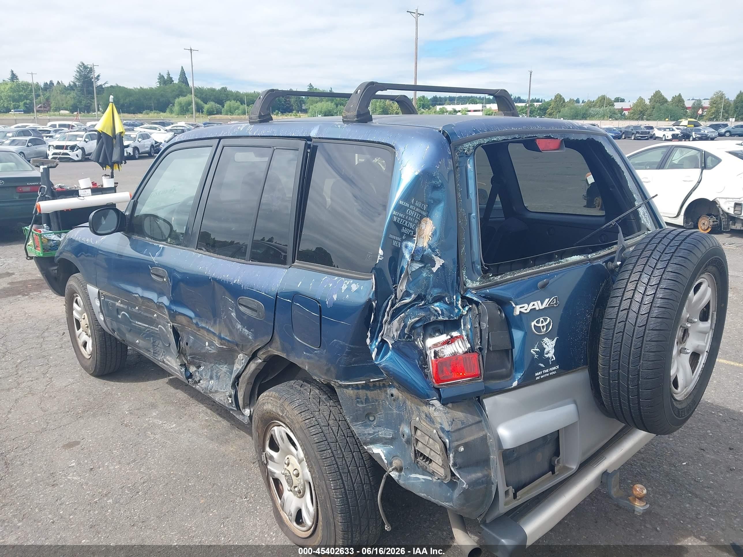 2000 Toyota Rav4   Green vin: JT3GP10V9Y7075671