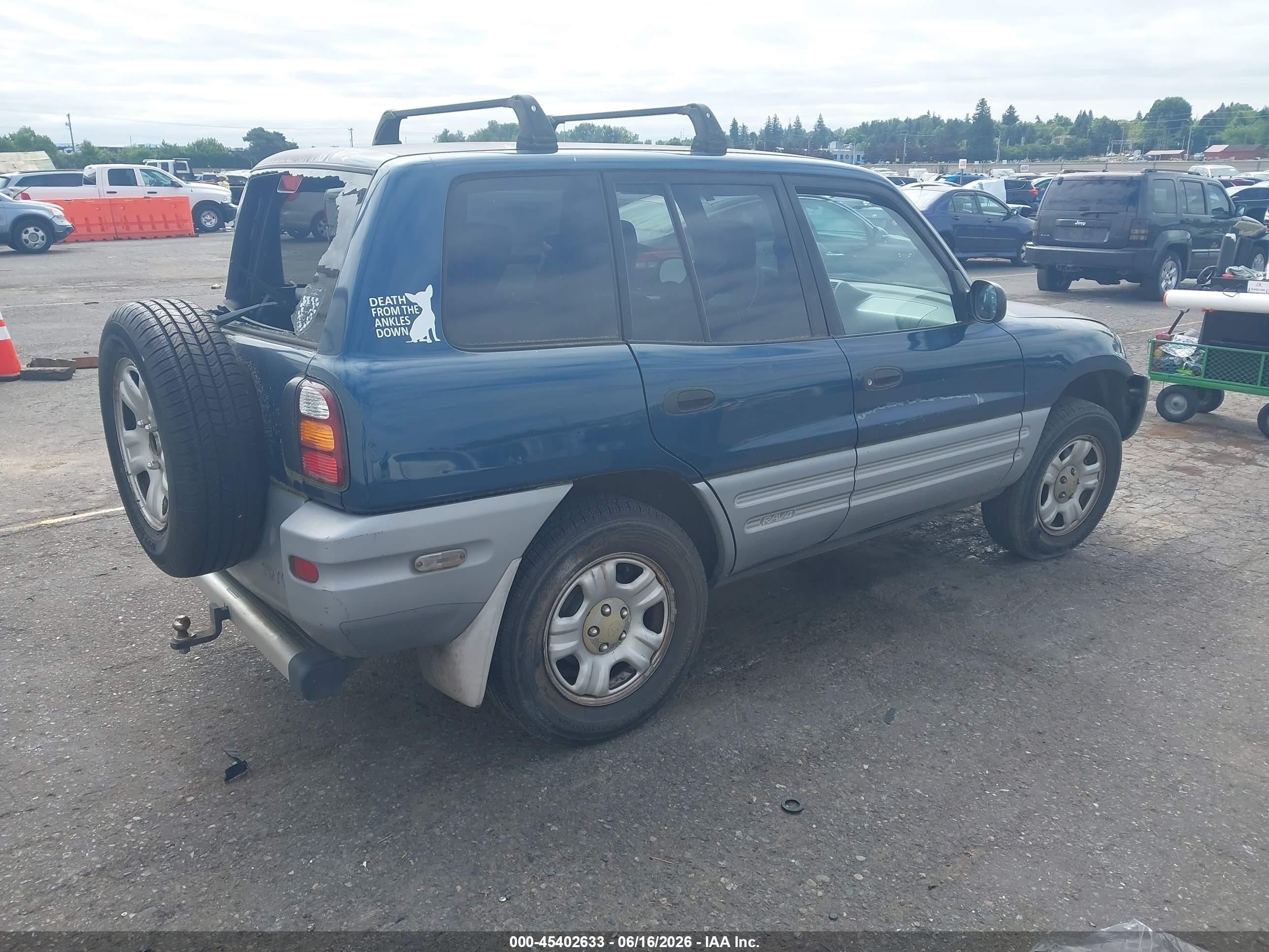 2000 Toyota Rav4   Green vin: JT3GP10V9Y7075671