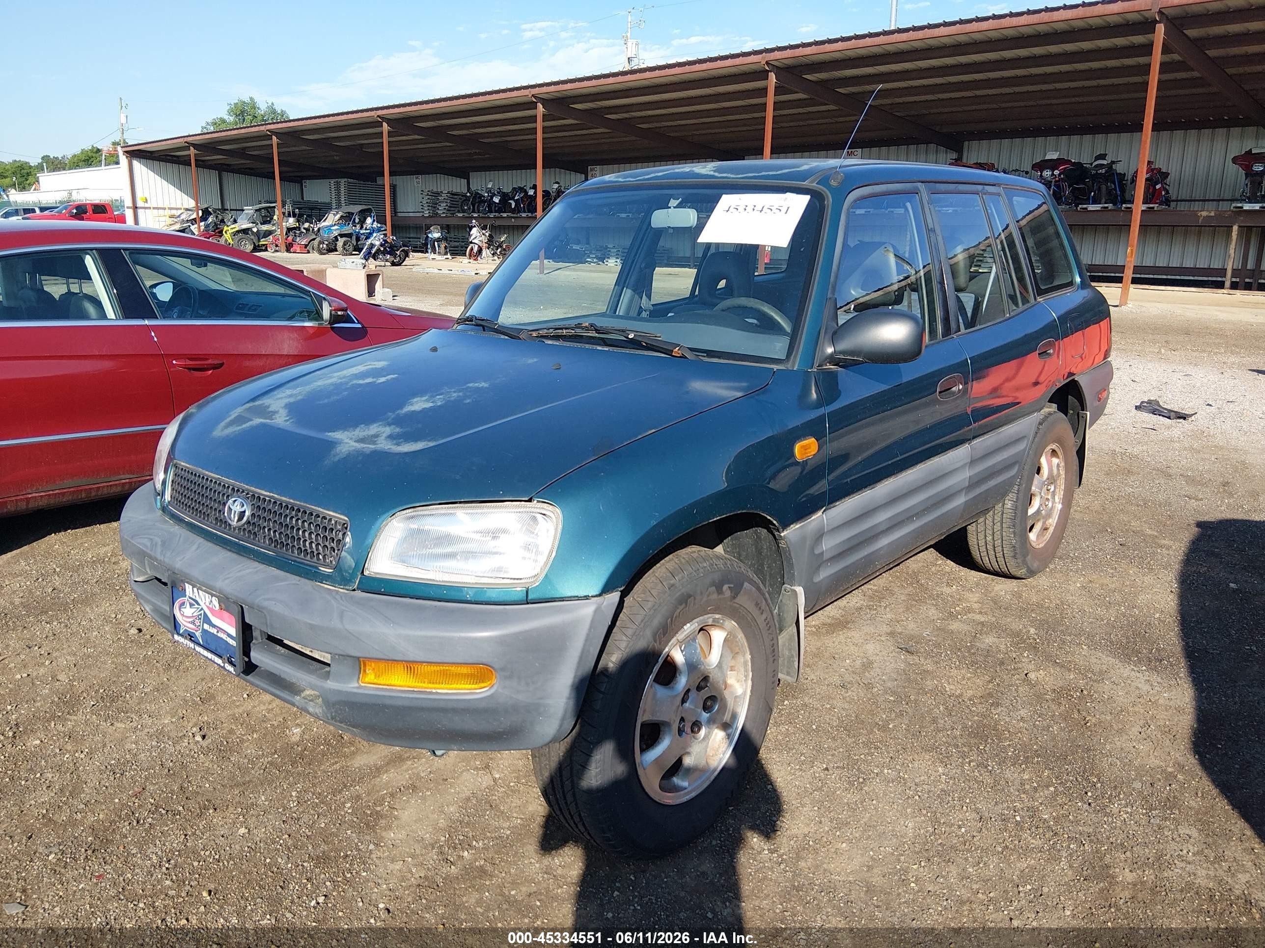1996 Toyota Rav4   Green vin: JT3GP10VXT0004089