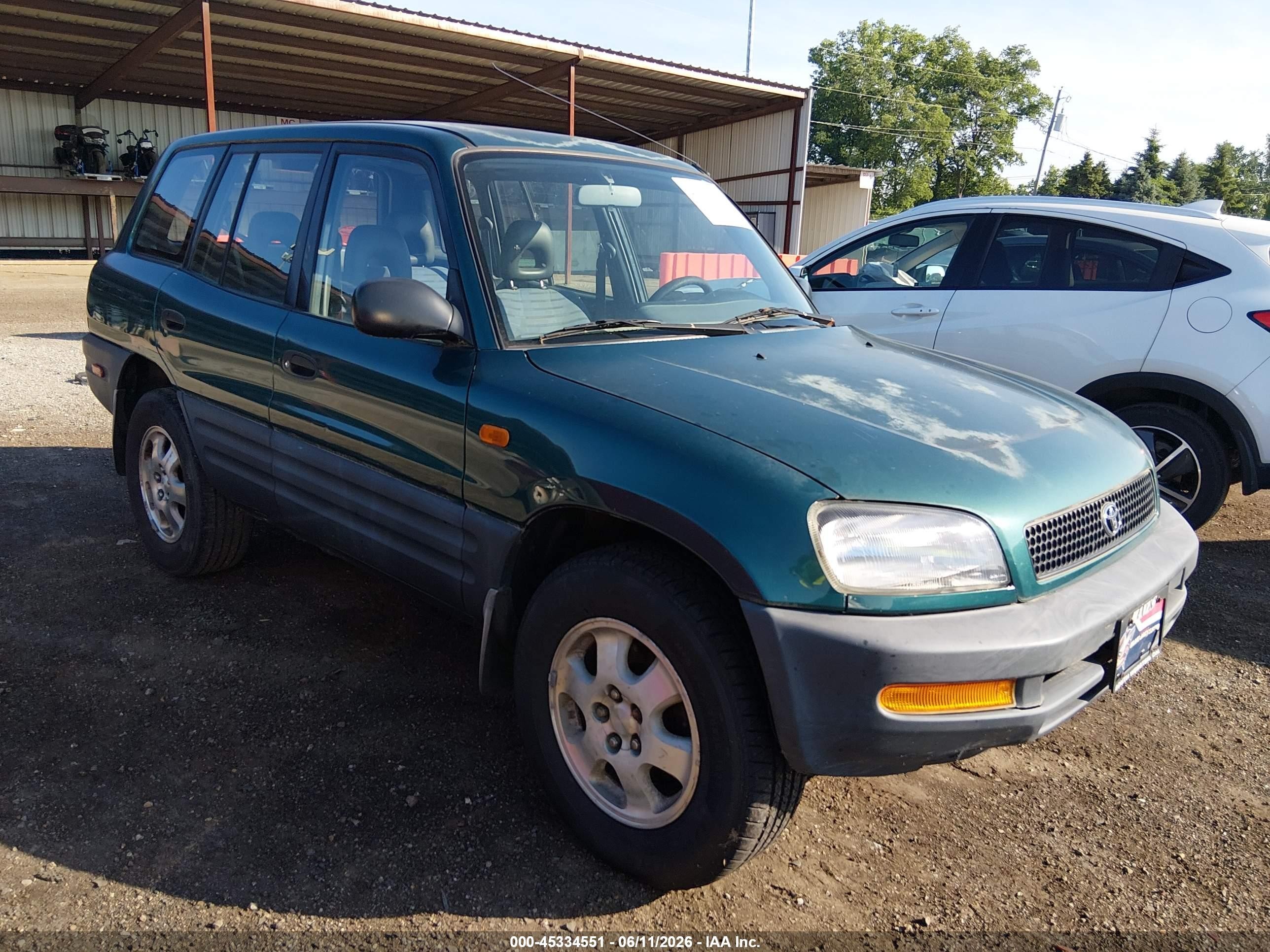 1996 Toyota Rav4   Green vin: JT3GP10VXT0004089