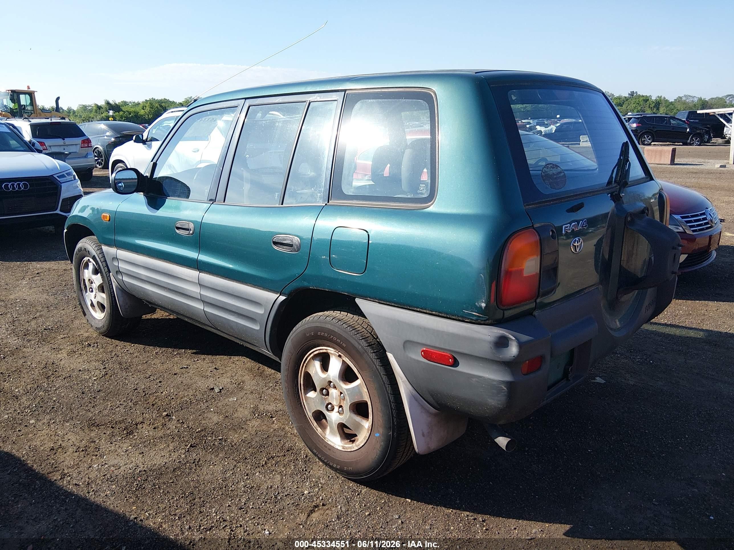 1996 Toyota Rav4   Green vin: JT3GP10VXT0004089