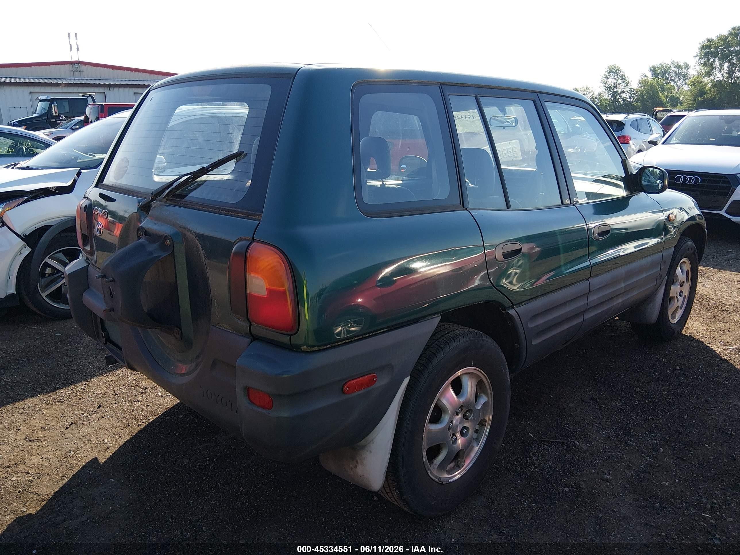 1996 Toyota Rav4   Green vin: JT3GP10VXT0004089