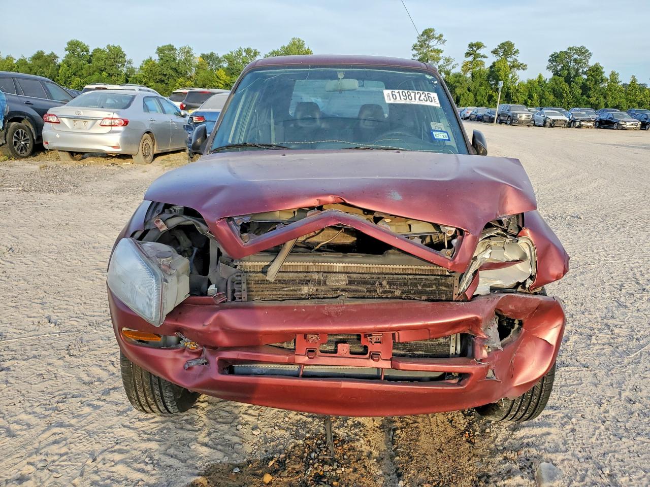 1997 Toyota Rav4 Base Maroon vin: JT3GP10VXV7021288