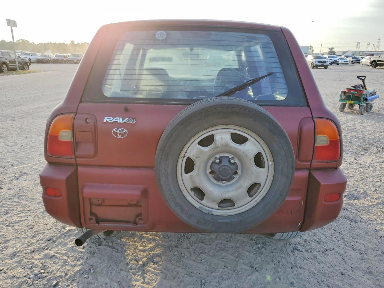 1997 Toyota Rav4 Base Maroon vin: JT3GP10VXV7021288