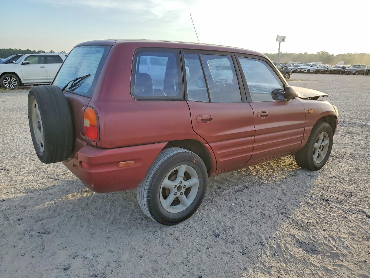 1997 Toyota Rav4 Base Maroon vin: JT3GP10VXV7021288