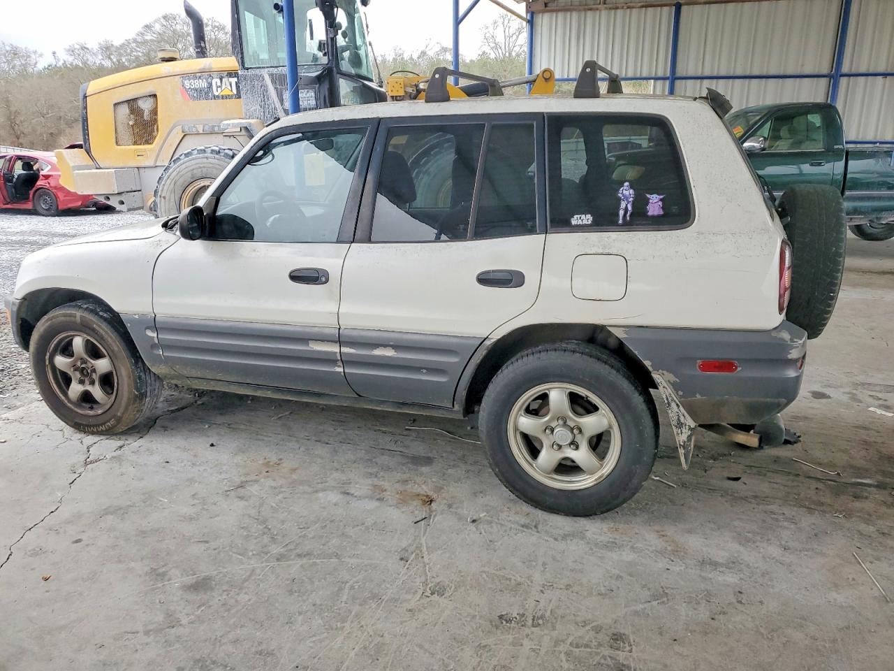 1998 Toyota Rav4 Base White vin: JT3GP10VXW7034172