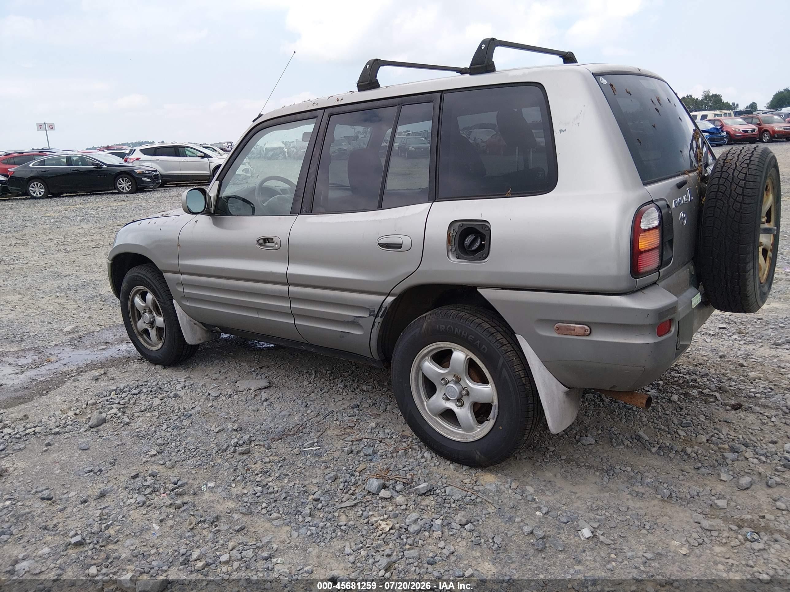 1999 Toyota Rav4 Серебряный vin: JT3GP10VXX7057324