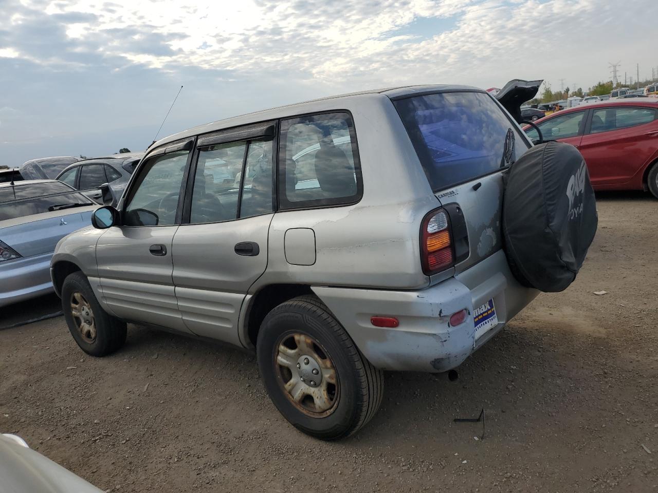2000 Toyota Rav4 Silver vin: JT3GP10VXY0052117
