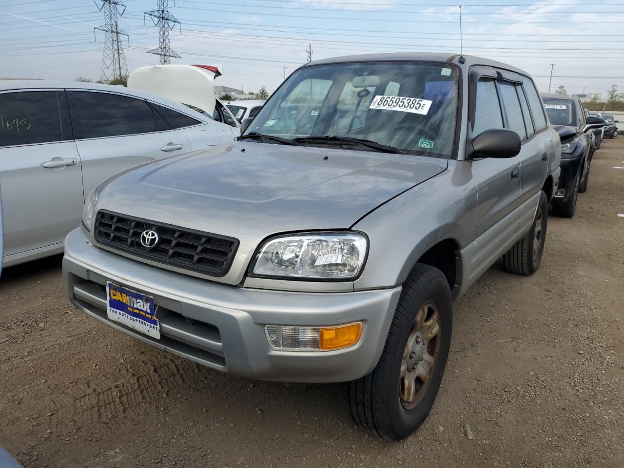 2000 Toyota Rav4 Silver vin: JT3GP10VXY0052117