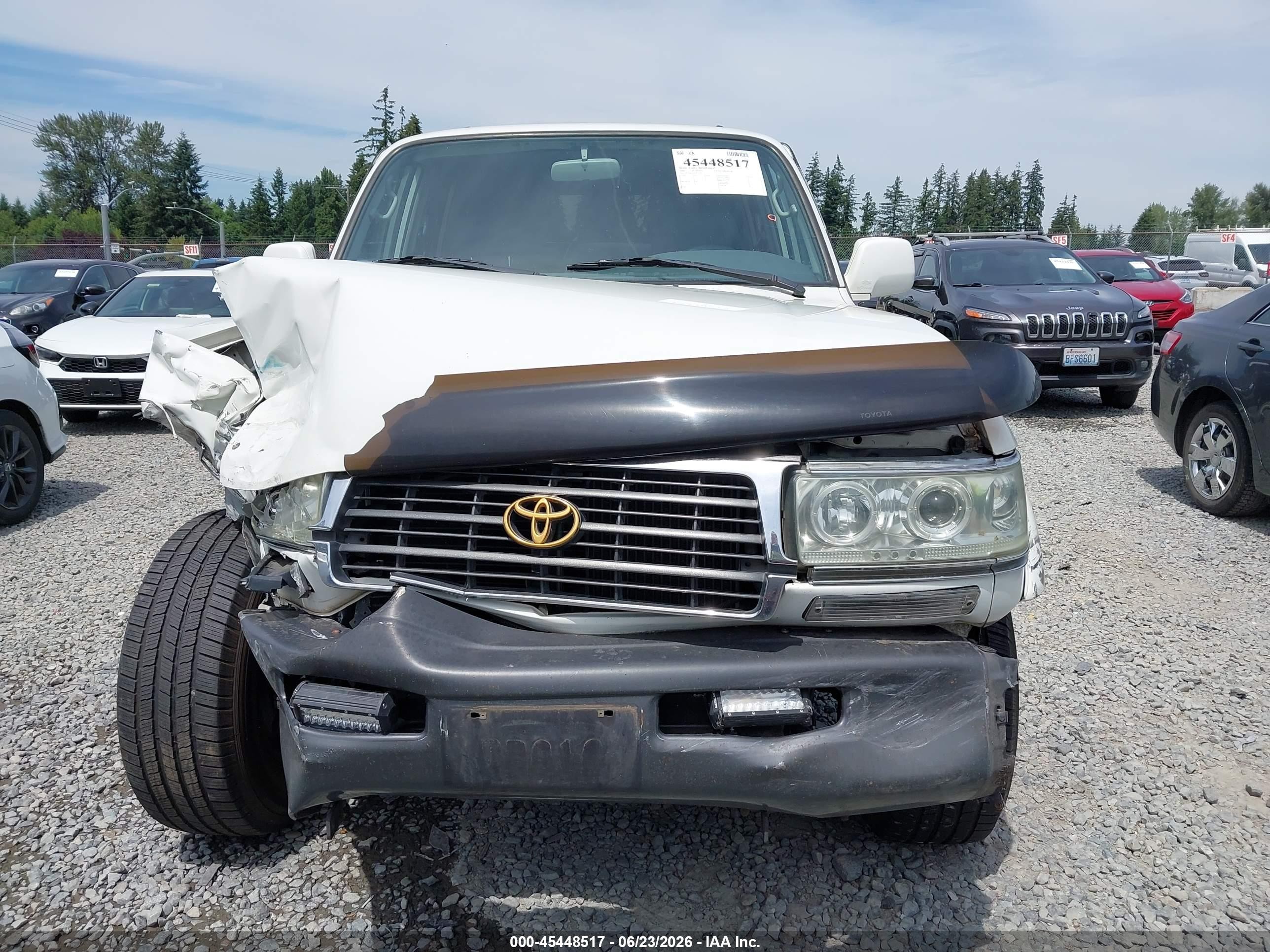 1996 Toyota Land Cruiser Hj85 White vin: JT3HJ85J0T0132054