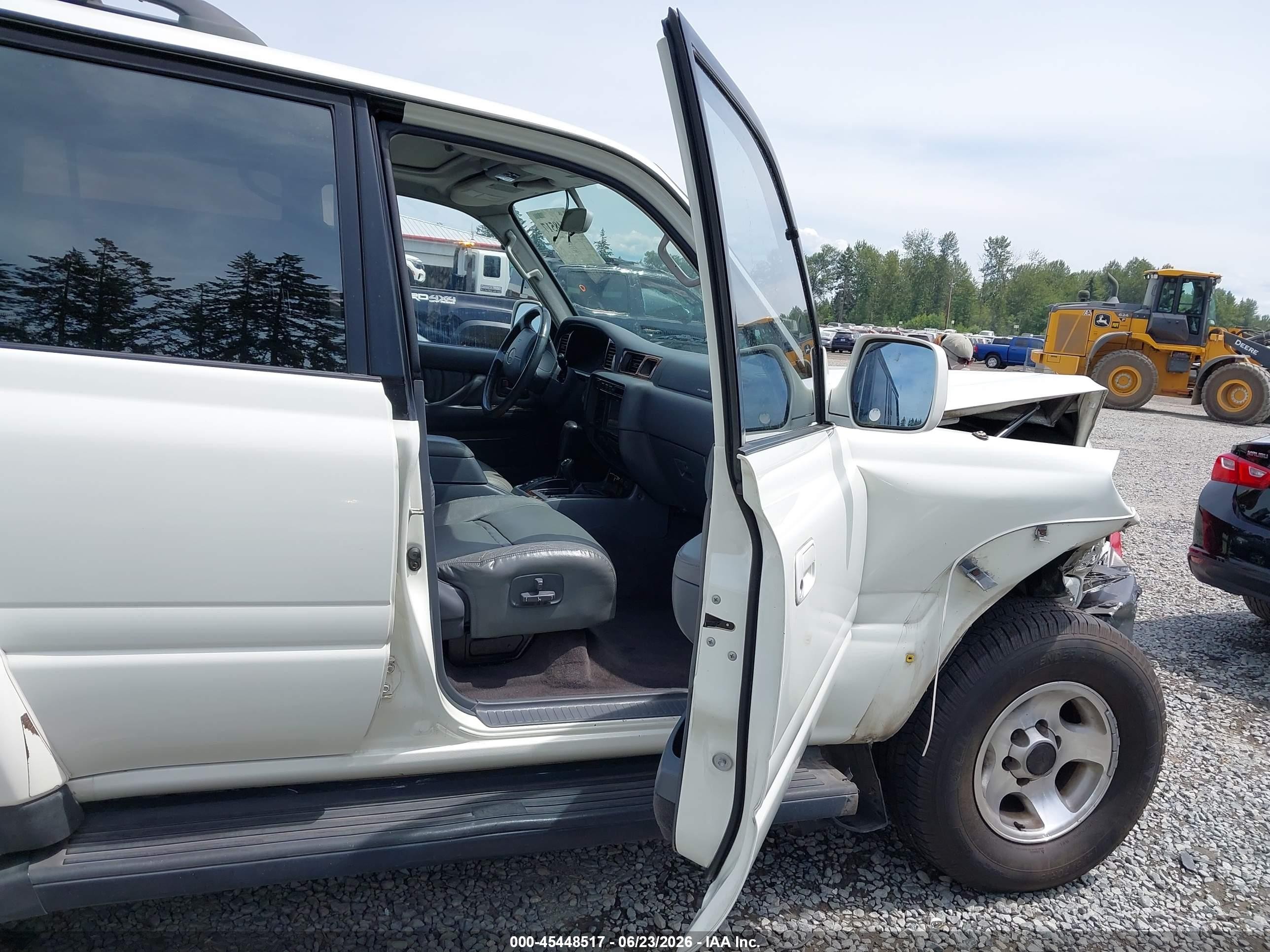 1996 Toyota Land Cruiser Hj85 White vin: JT3HJ85J0T0132054
