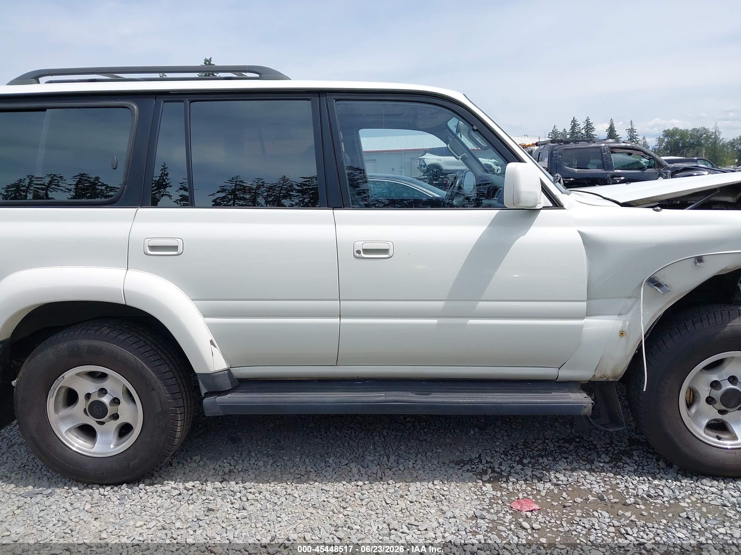 1996 Toyota Land Cruiser Hj85 White vin: JT3HJ85J0T0132054