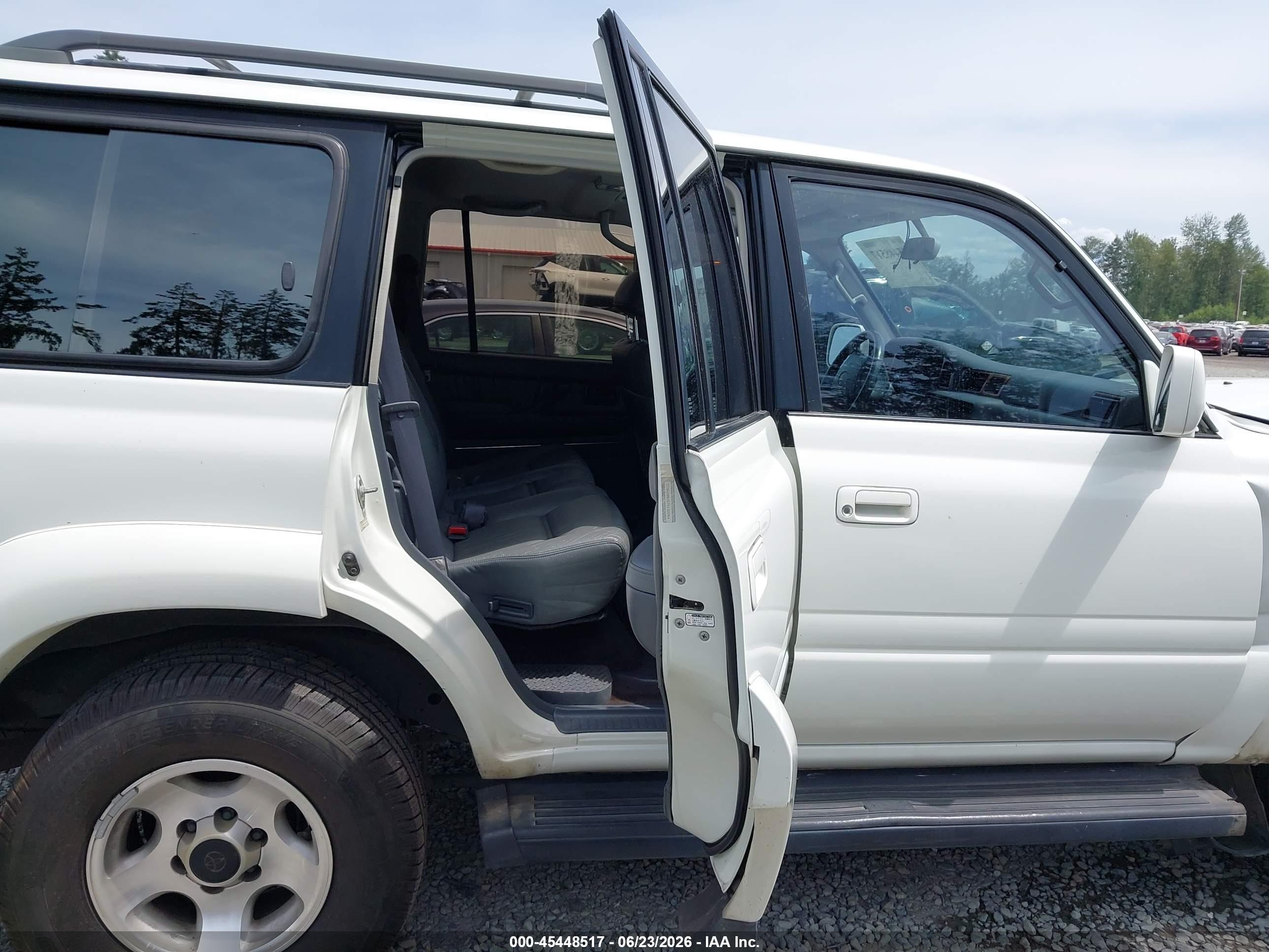 1996 Toyota Land Cruiser Hj85 White vin: JT3HJ85J0T0132054