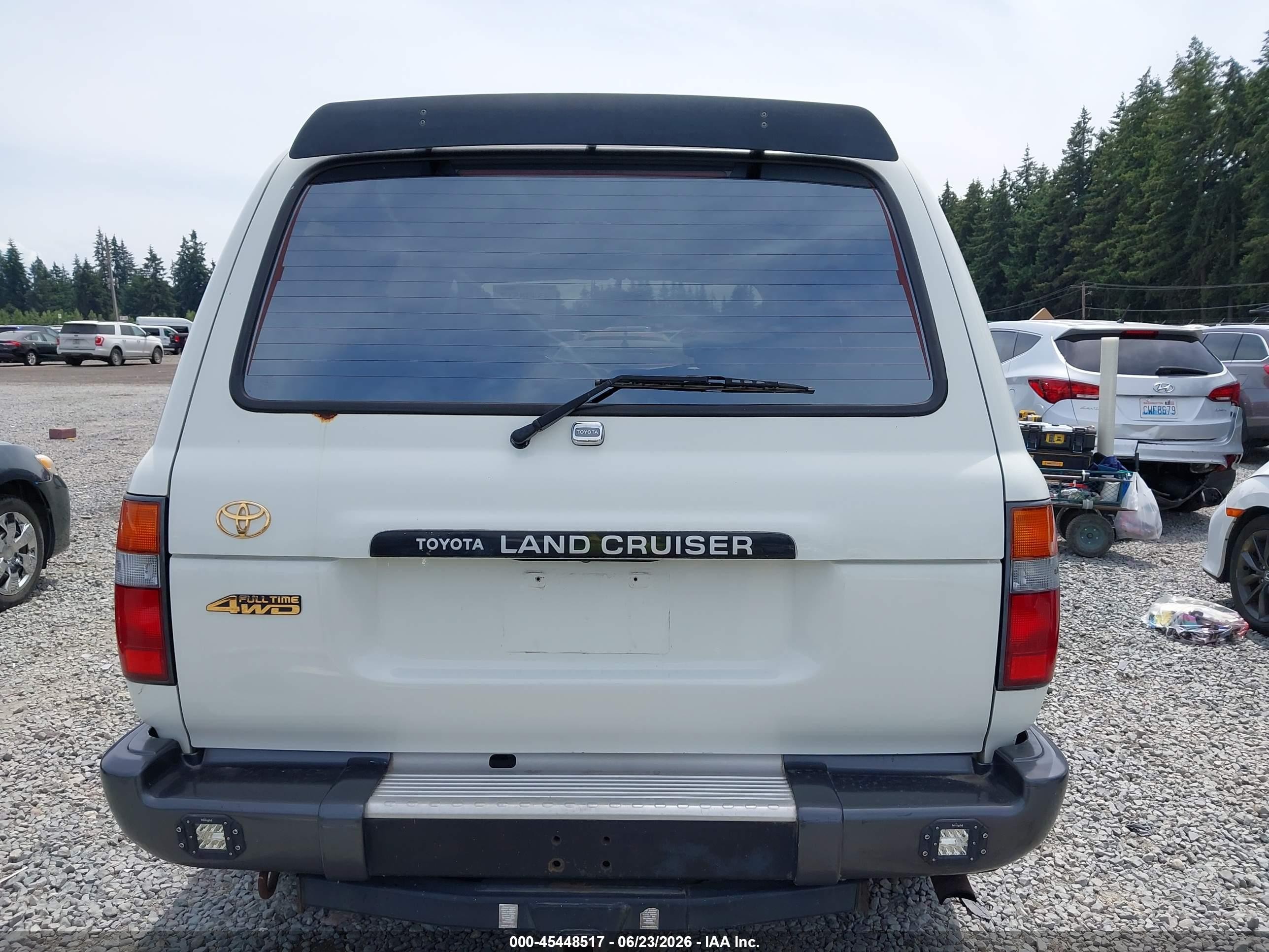 1996 Toyota Land Cruiser Hj85 White vin: JT3HJ85J0T0132054