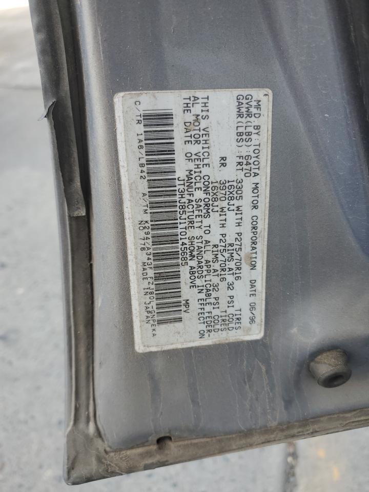 1996 Toyota Land Cruiser Hj85 Gray vin: JT3HJ85J1T0145685