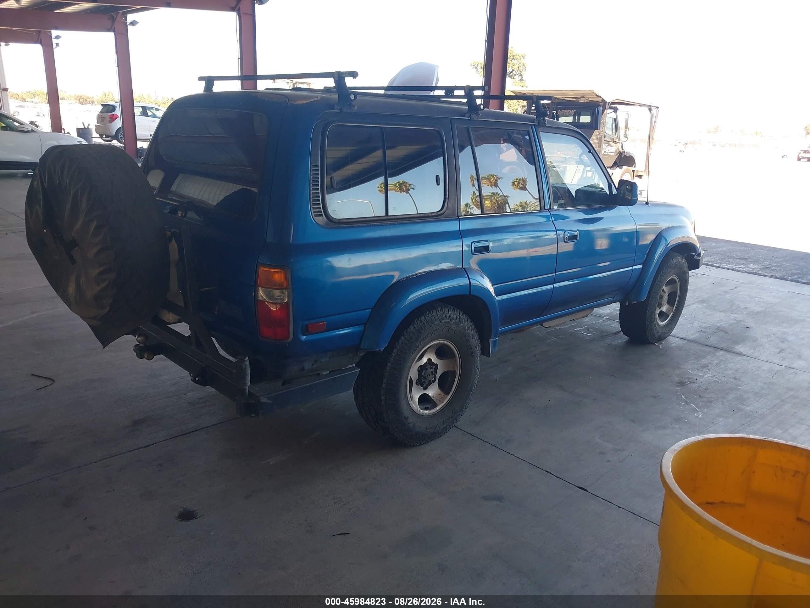 1996 Toyota Land Cruiser Hj85 Blue vin: JT3HJ85J4T0113832