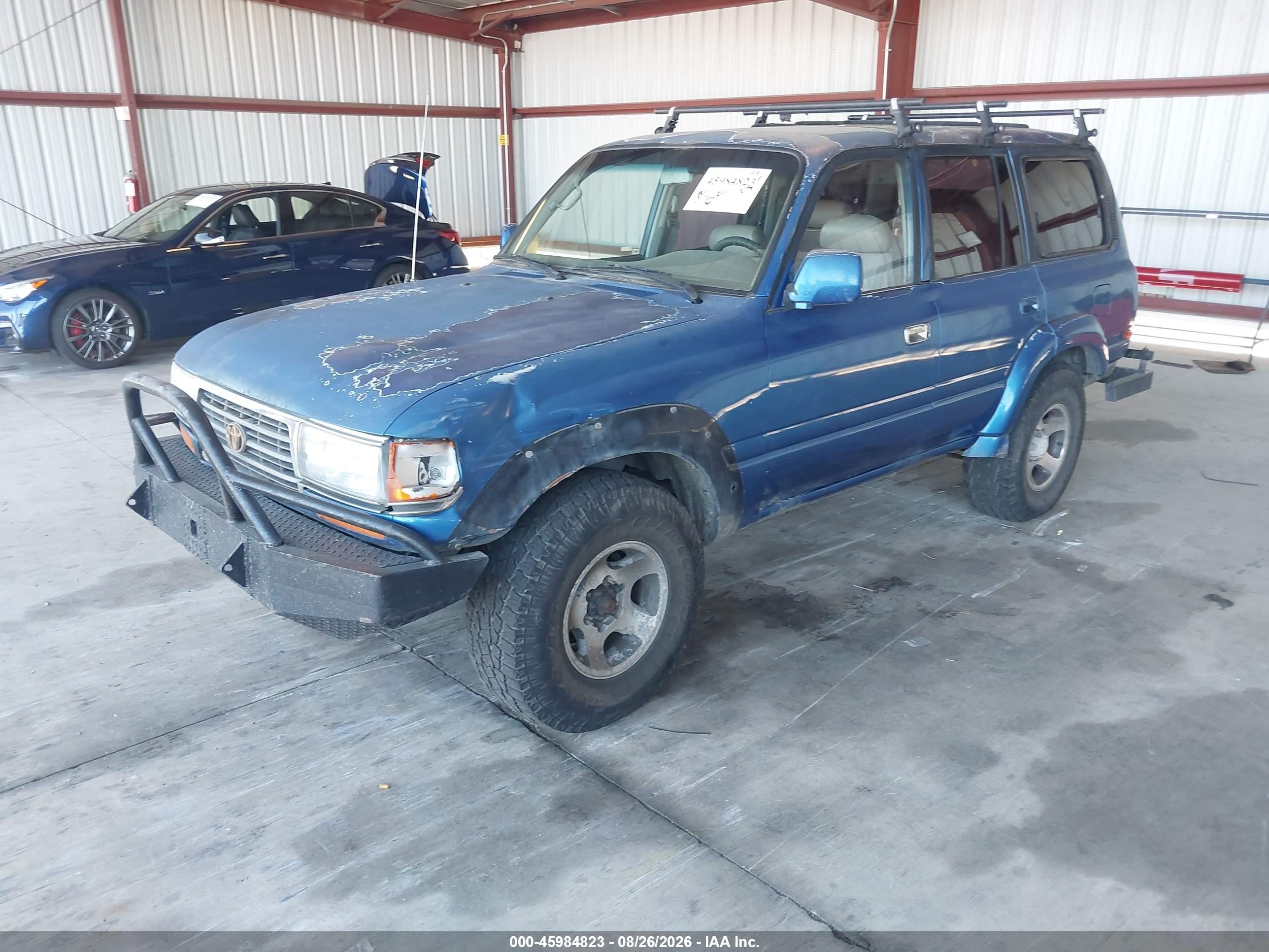 1996 Toyota Land Cruiser Hj85 Blue vin: JT3HJ85J4T0113832