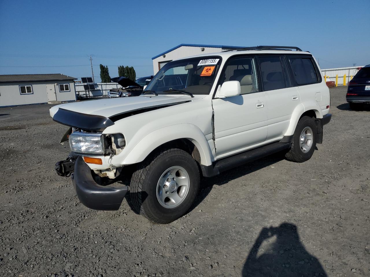 1996 Toyota Land Cruiser Hj85 White vin: JT3HJ85J4T0131814
