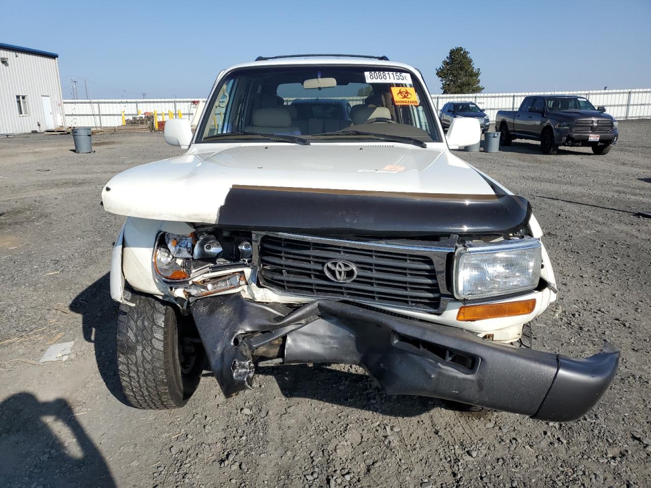 1996 Toyota Land Cruiser Hj85 White vin: JT3HJ85J4T0131814
