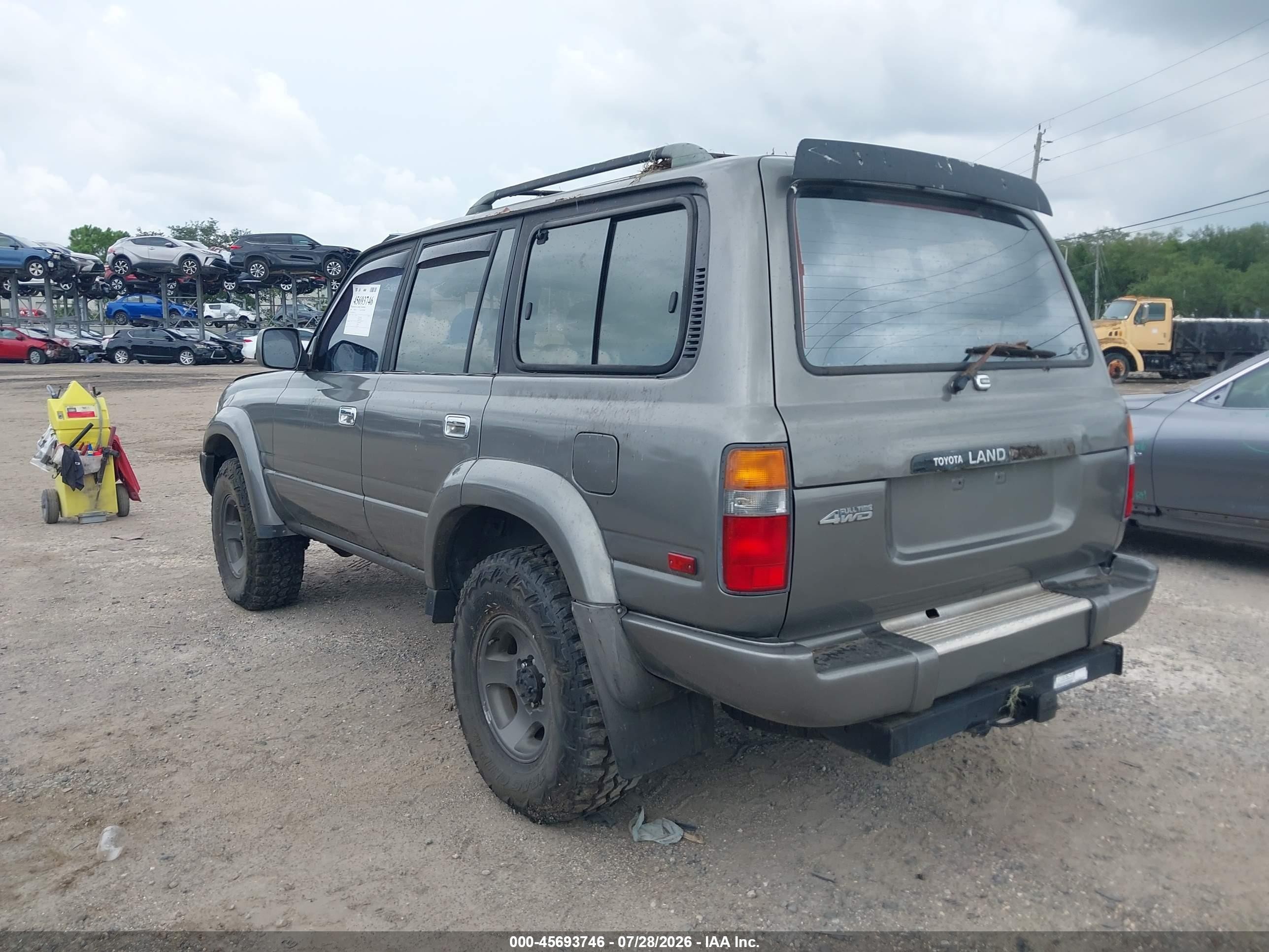 1996 Toyota Land Cruiser Hj85 Gray vin: JT3HJ85J5T0117775