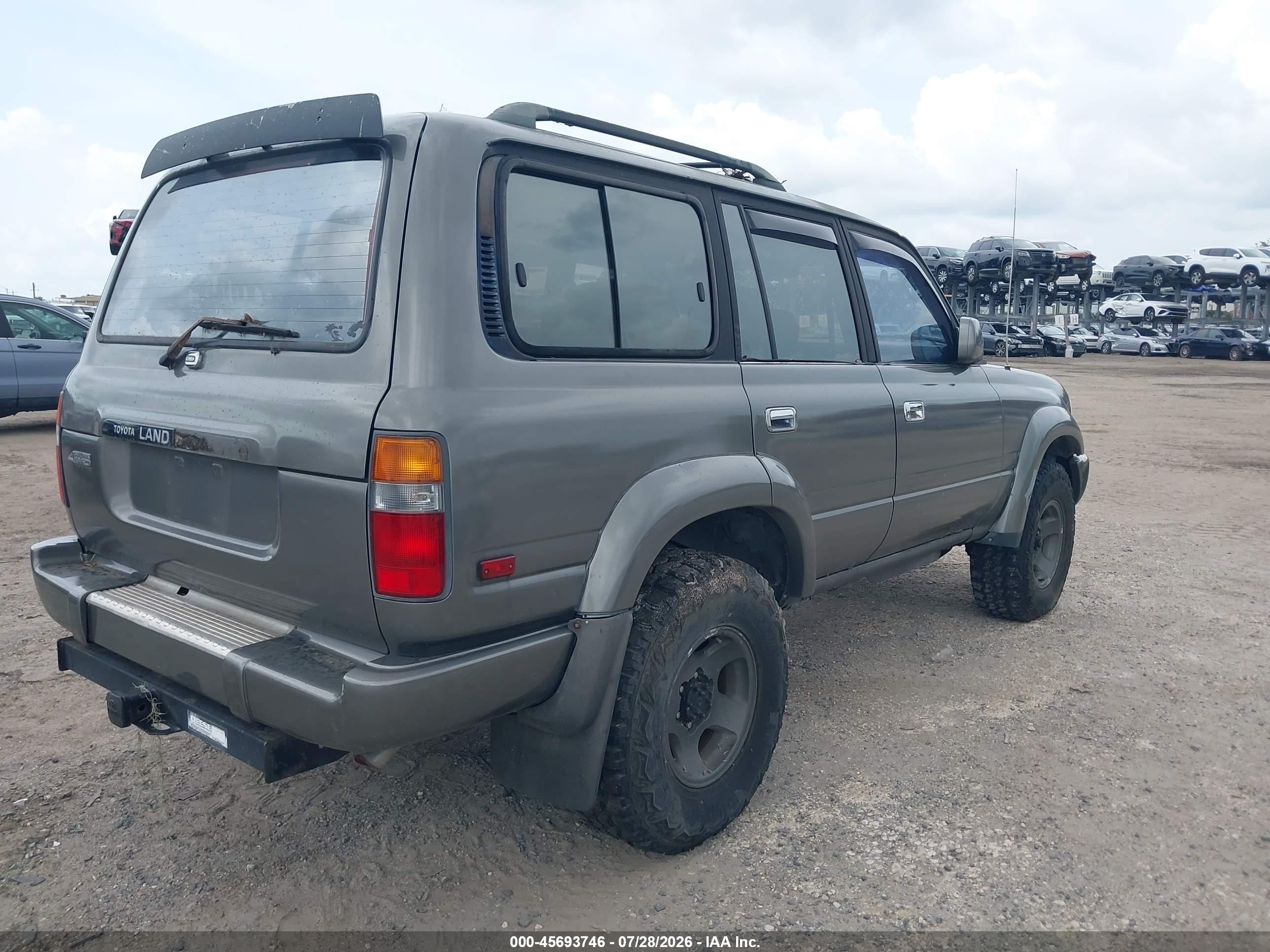 1996 Toyota Land Cruiser Hj85 Gray vin: JT3HJ85J5T0117775