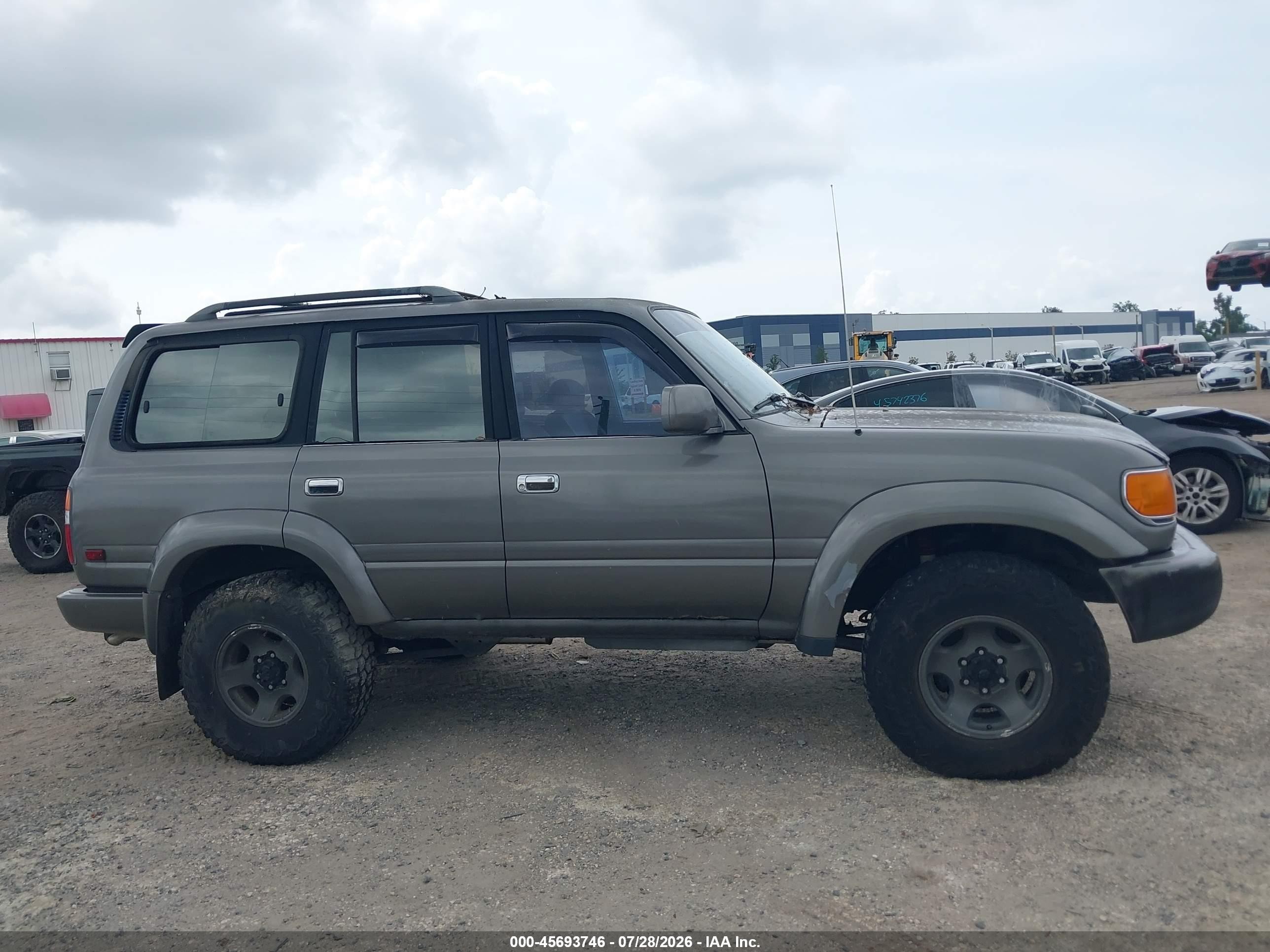 1996 Toyota Land Cruiser Hj85 Gray vin: JT3HJ85J5T0117775