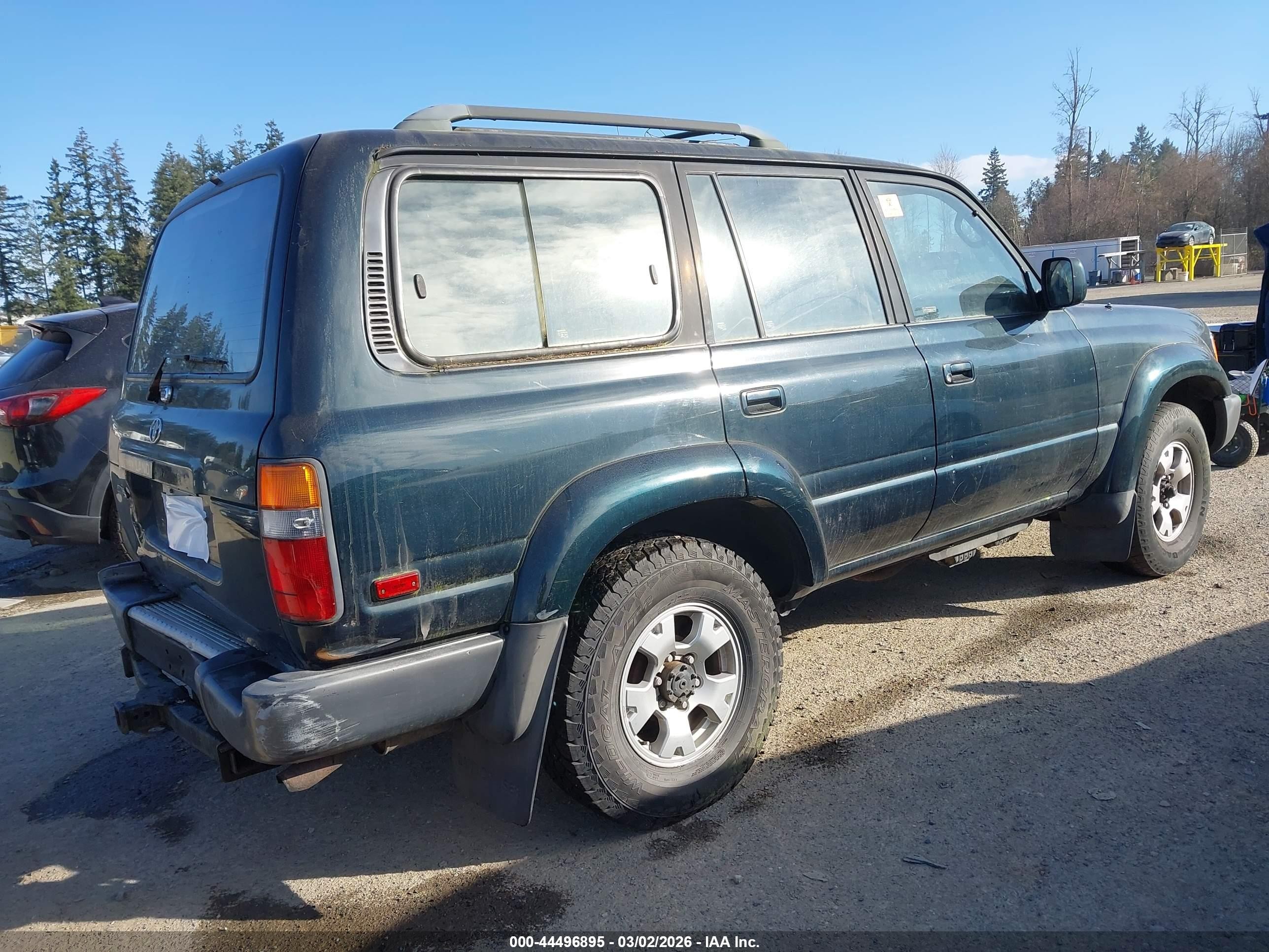 1997 Toyota Land Cruiser   Green vin: JT3HJ85J5V0170964