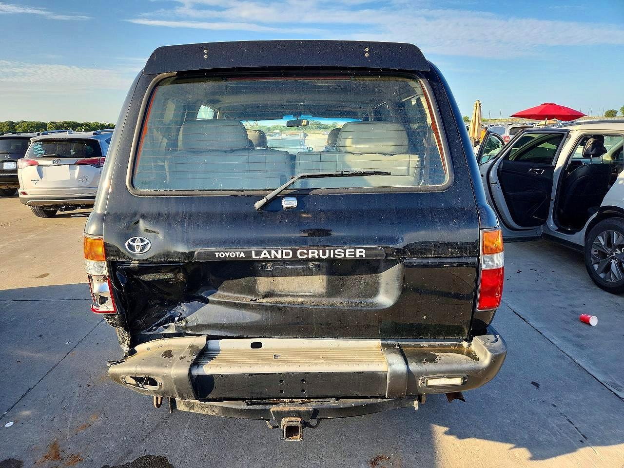1996 Toyota Land Cruiser Hj85 Black vin: JT3HJ85J8T0136448