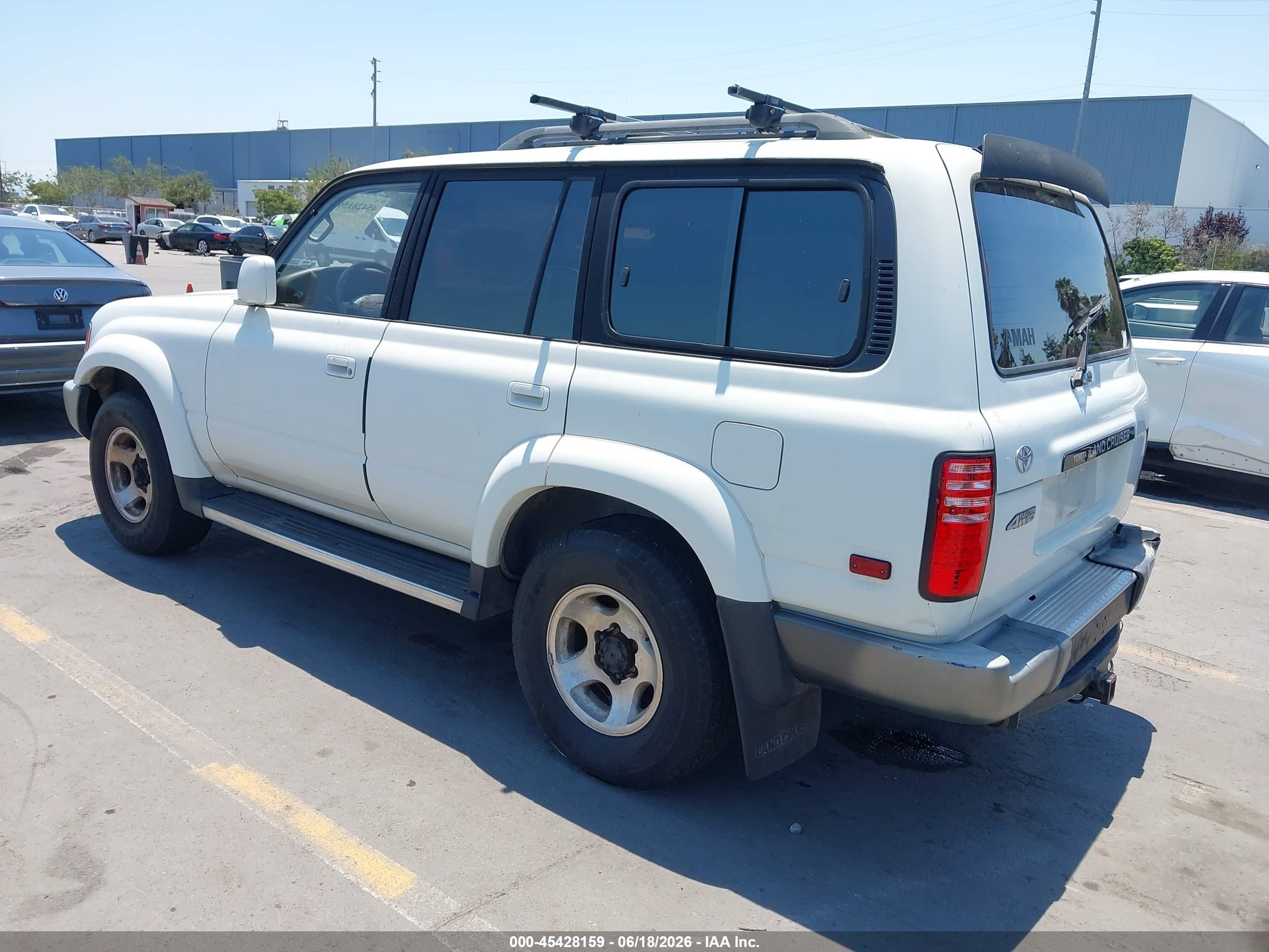 1996 Toyota Land Cruiser Hj85 White vin: JT3HJ85JXT0124334