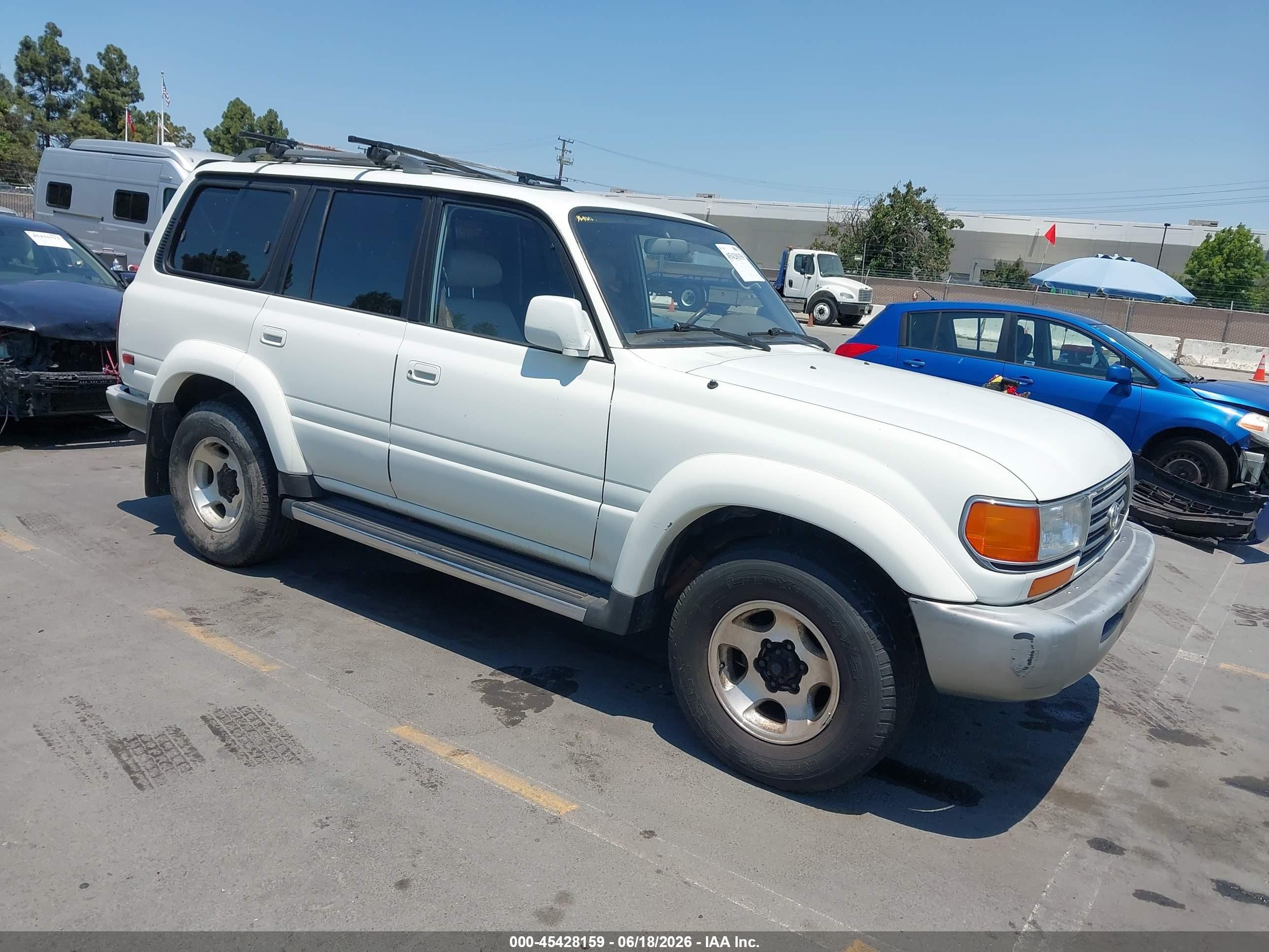 1996 Toyota Land Cruiser Hj85 White vin: JT3HJ85JXT0124334