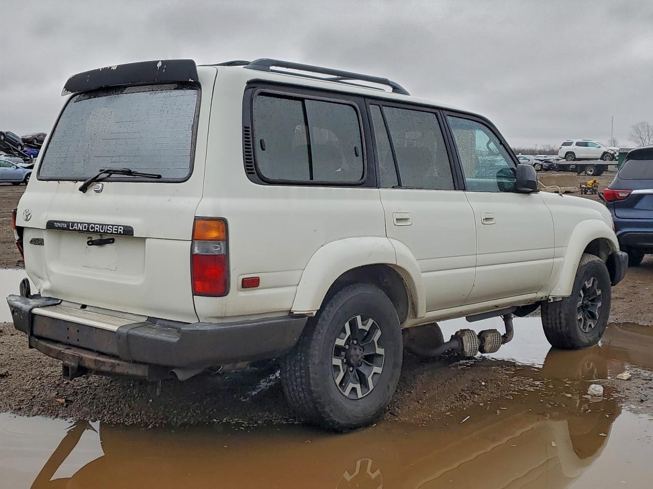 1996 Toyota Land Cruiser Hj85 White vin: JT3HJ85JXT0134409