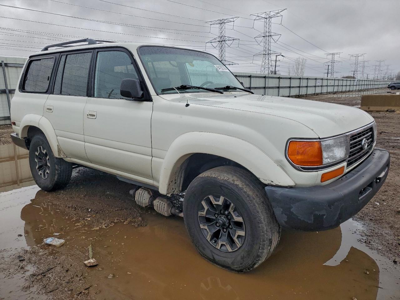1996 Toyota Land Cruiser Hj85 White vin: JT3HJ85JXT0134409