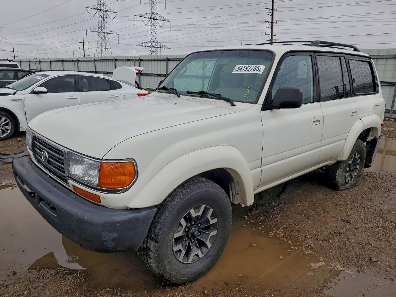 1996 Toyota Land Cruiser Hj85 White vin: JT3HJ85JXT0134409