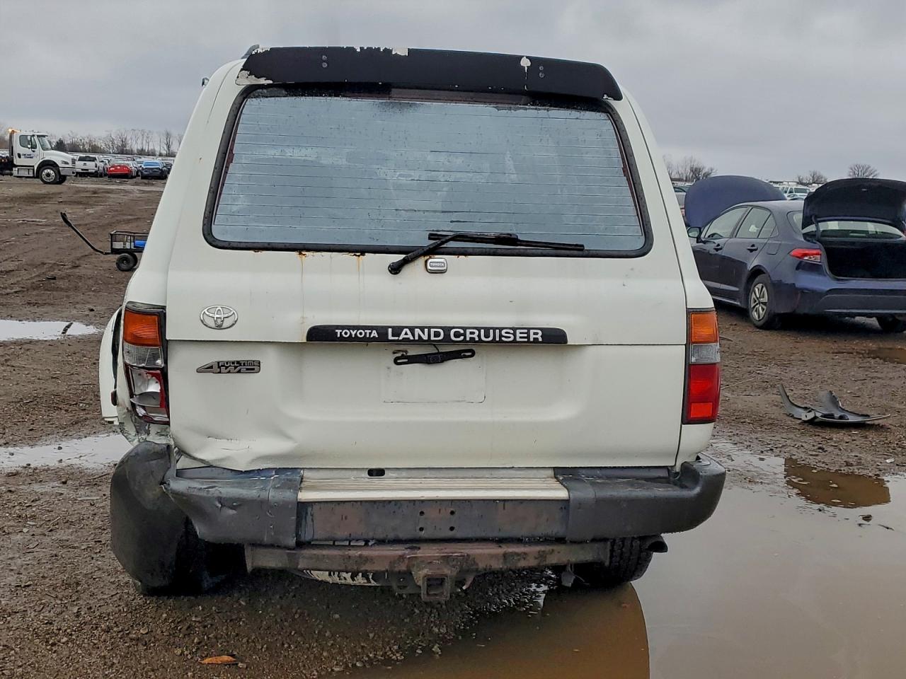 1996 Toyota Land Cruiser Hj85 White vin: JT3HJ85JXT0134409
