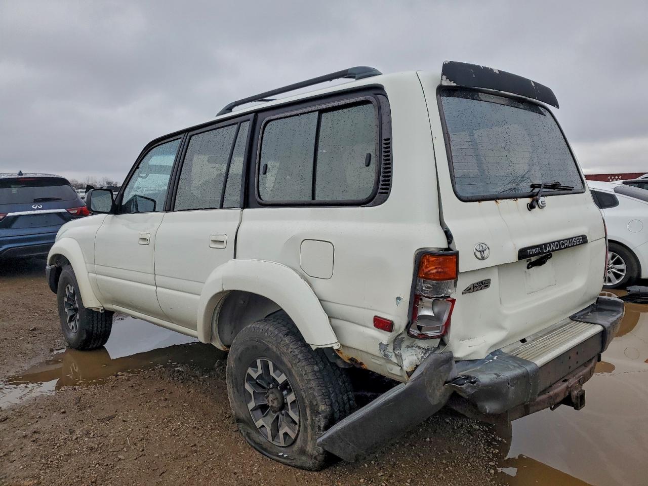 1996 Toyota Land Cruiser Hj85 White vin: JT3HJ85JXT0134409